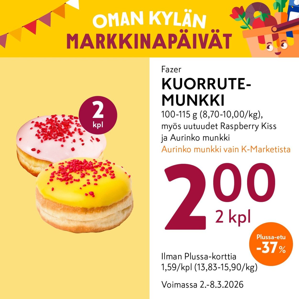 K-MARKET tarjoukset - Alkaen MA 2.3.2026