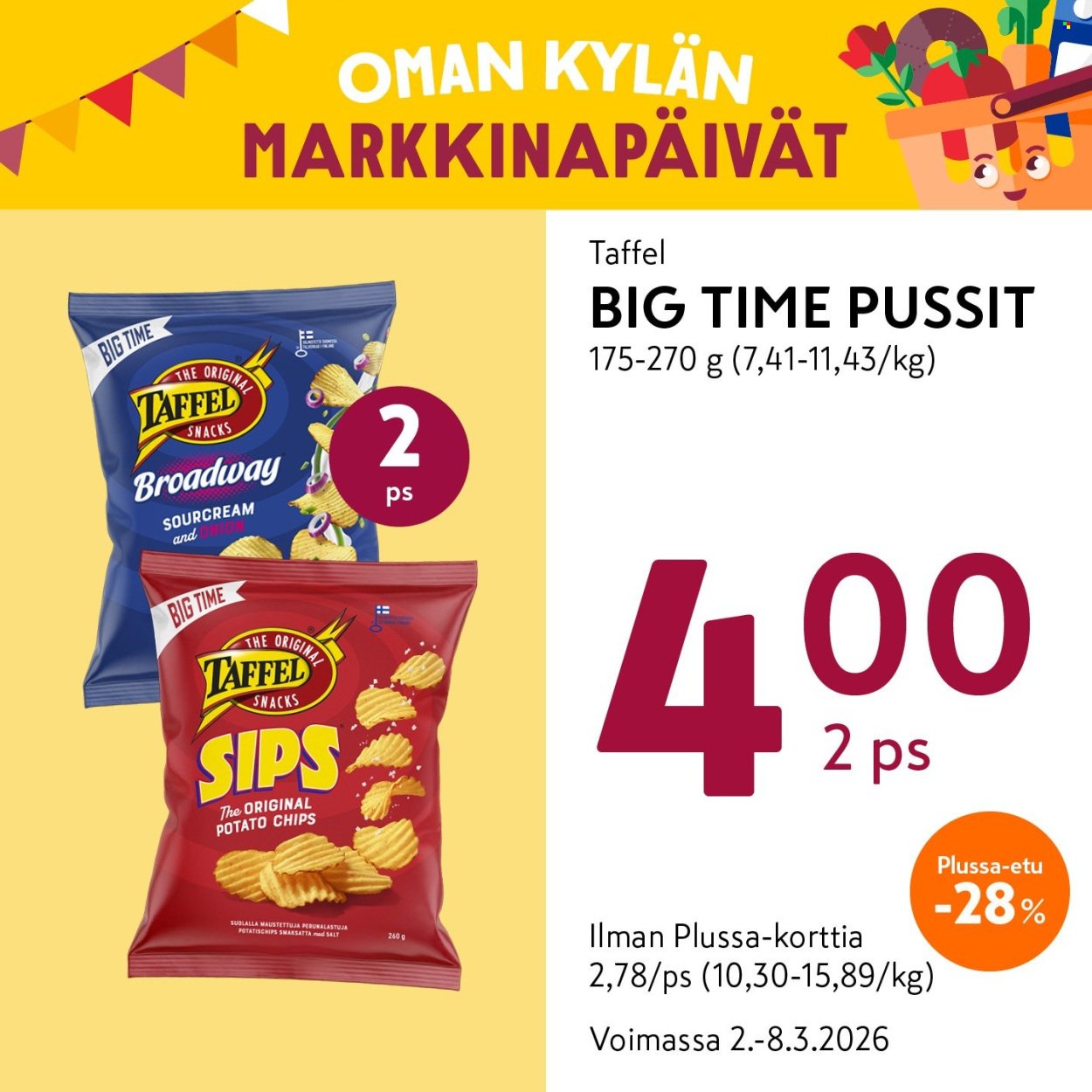 K-MARKET tarjoukset - Alkaen MA 2.3.2026
