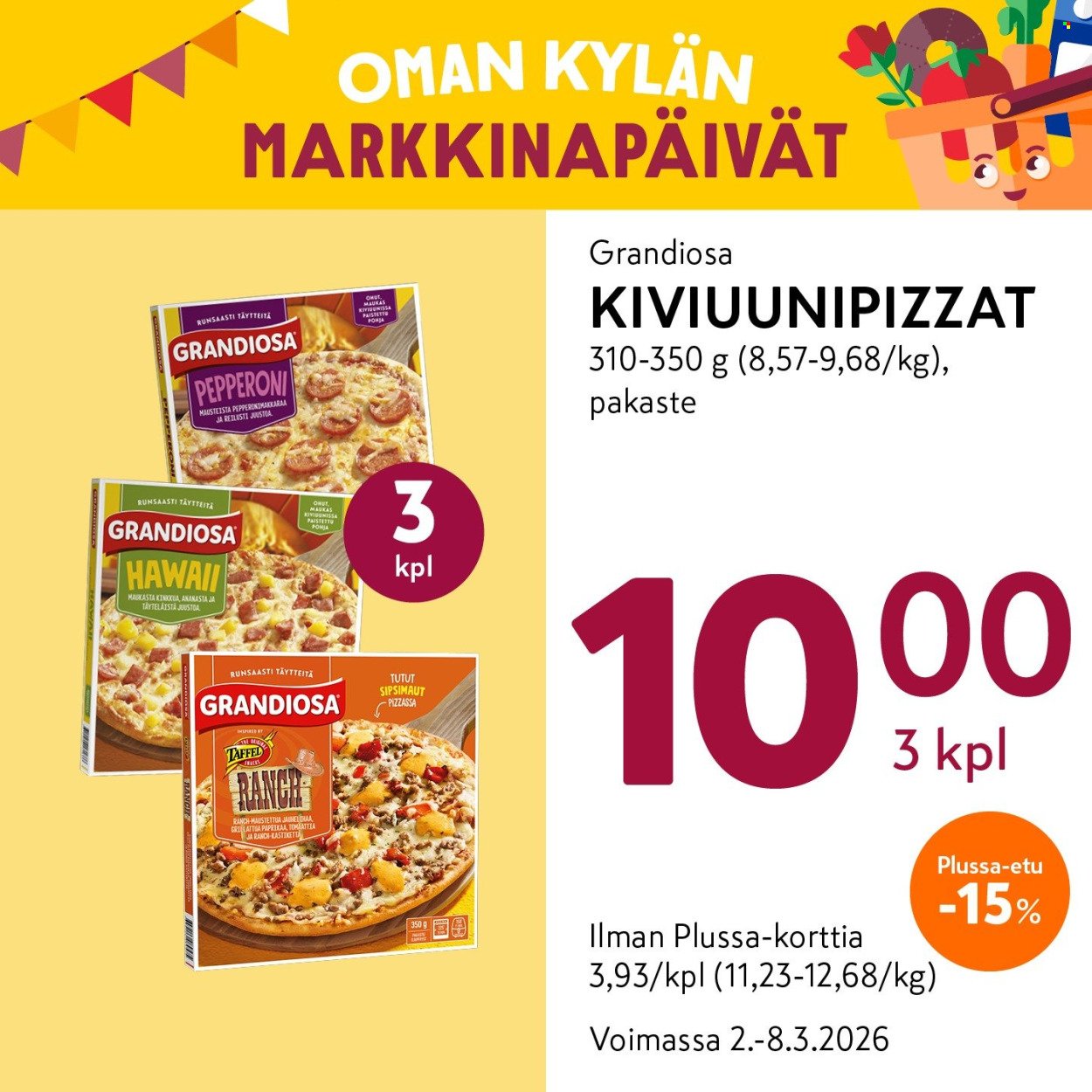 K-MARKET tarjoukset - Alkaen MA 2.3.2026