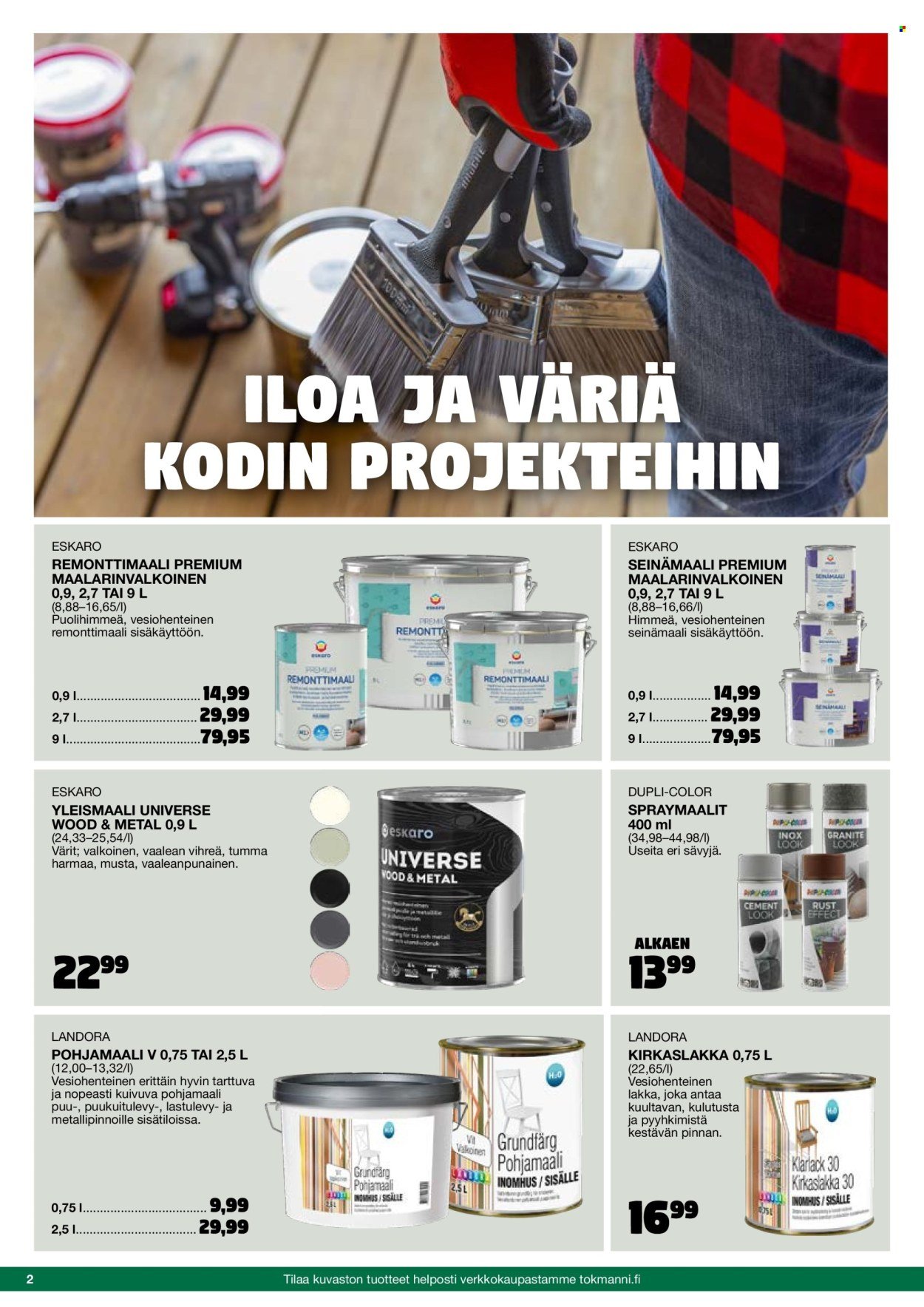 TOKMANNI tarjoukset - Työkalukuvasto (2025-10-22 - 2025-11-01)
