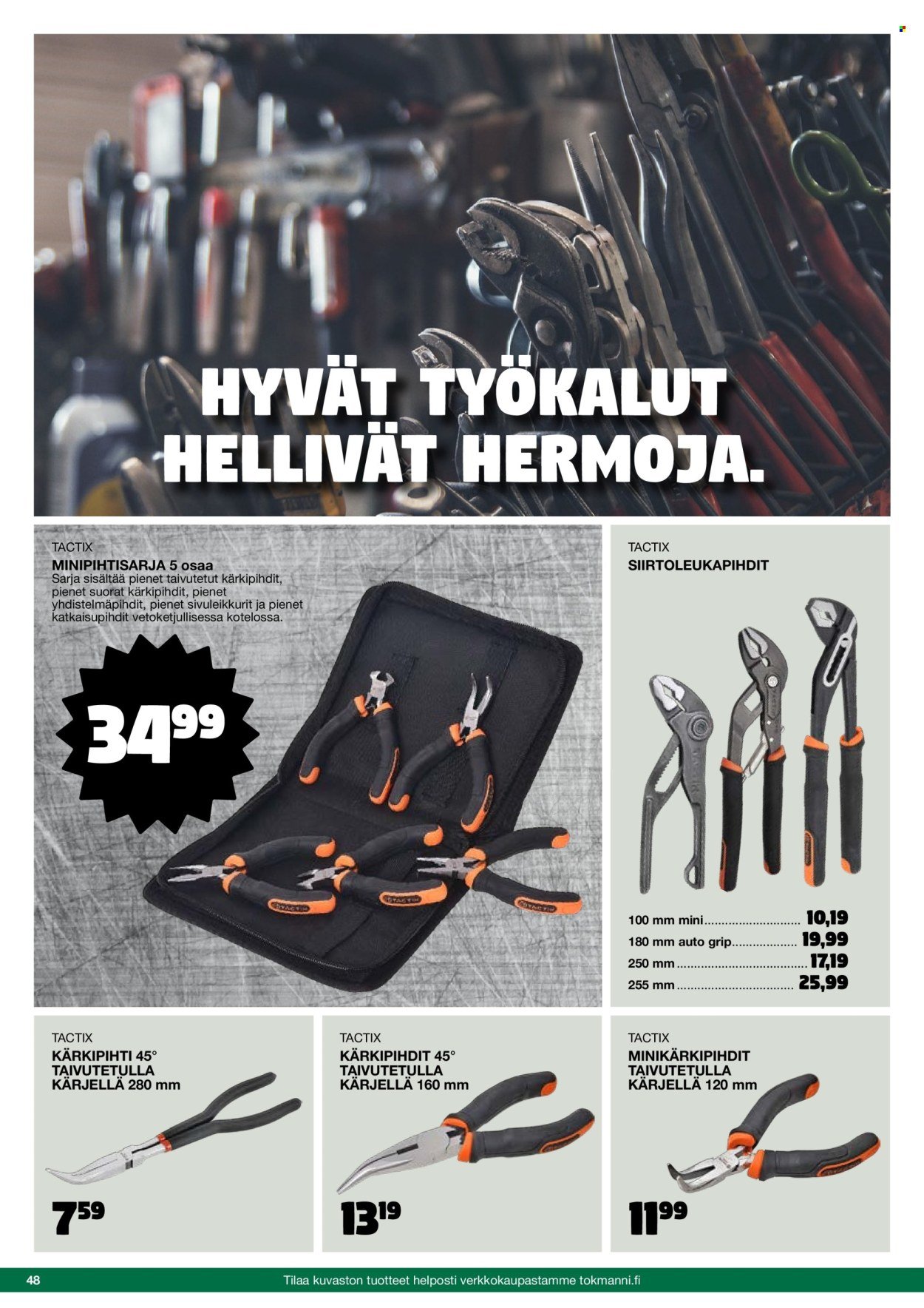 TOKMANNI tarjoukset - Työkalukuvasto (2025-10-22 - 2025-11-01)