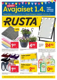 RUSTA tarjoukset - Alkaen KE 1.4.2026