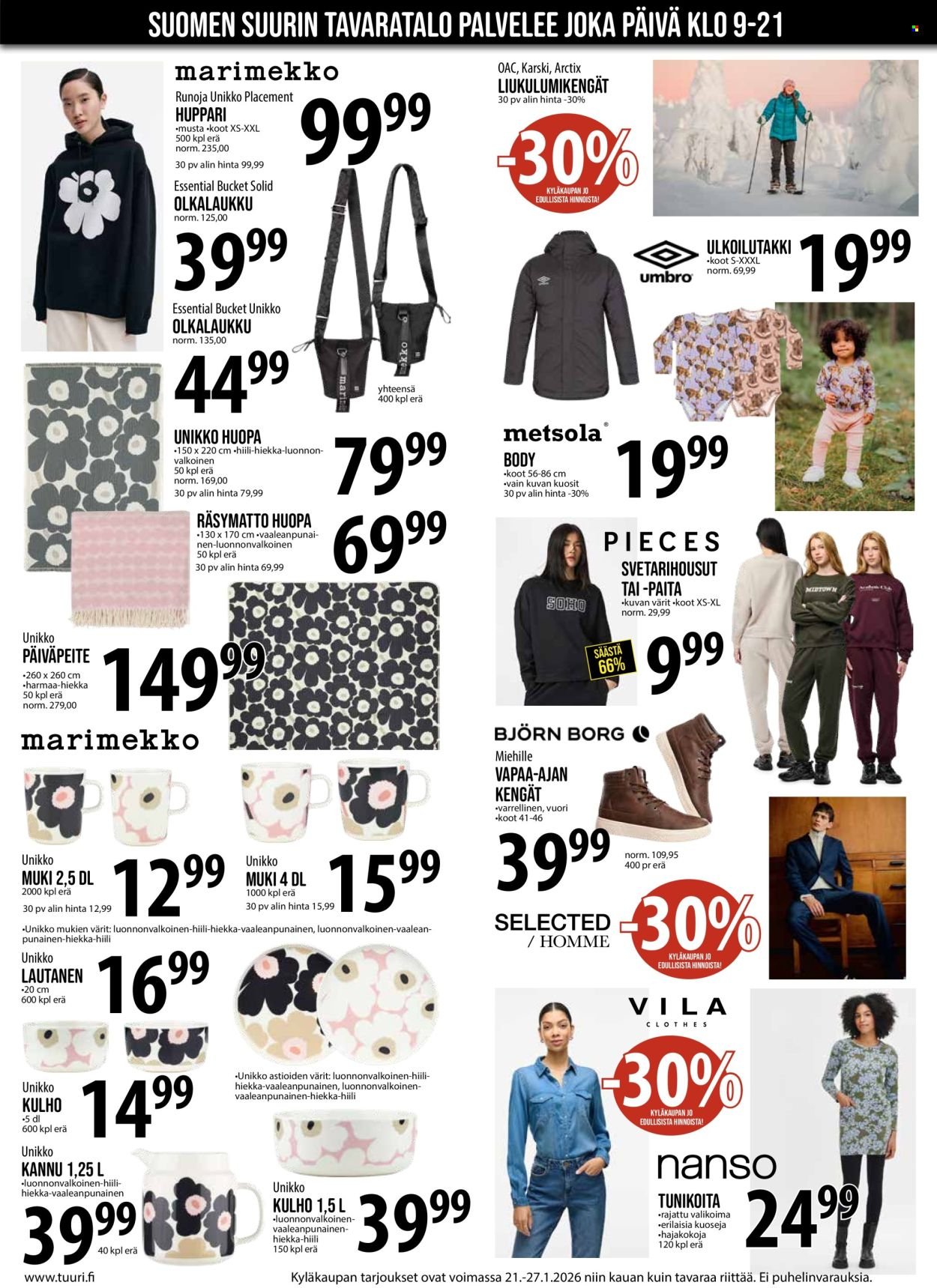 TUURI tarjoukset - Alkaen KE 21.1.2026