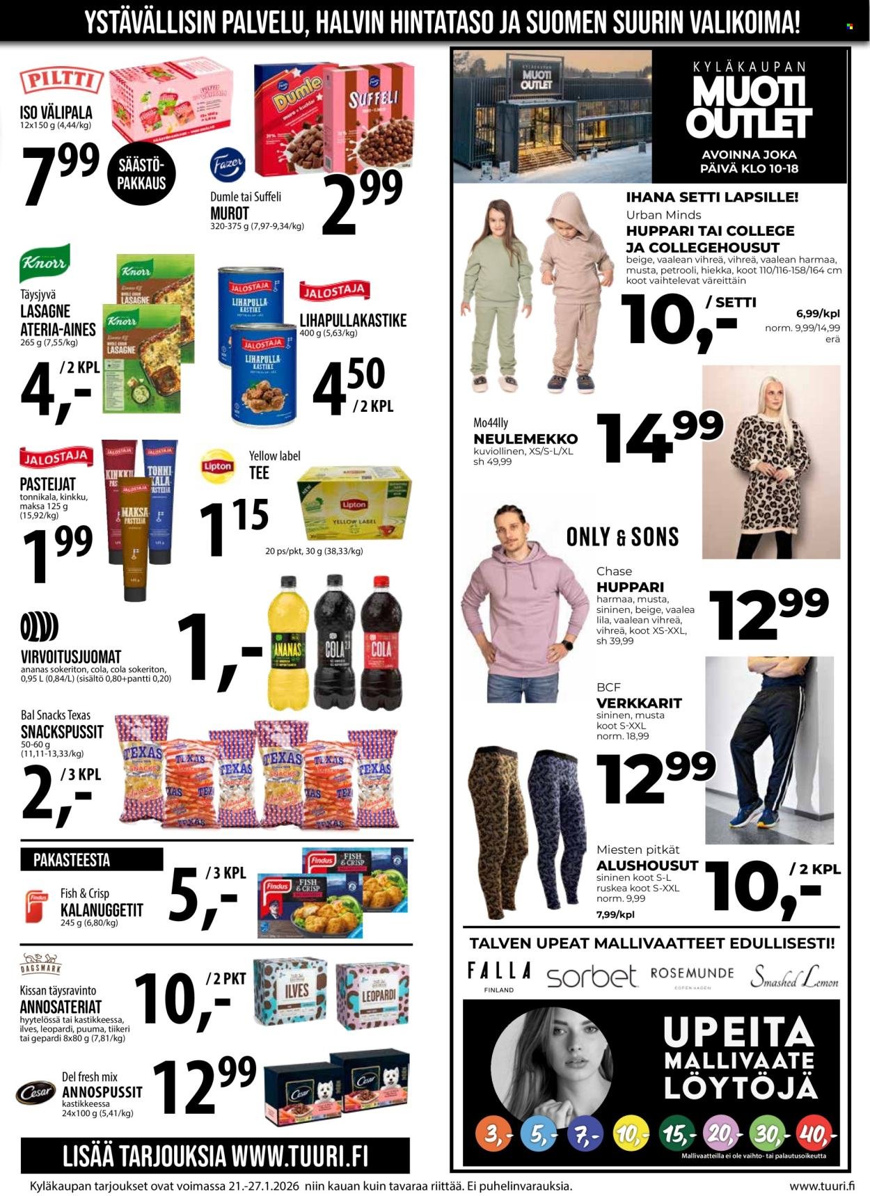 TUURI tarjoukset - Alkaen KE 21.1.2026