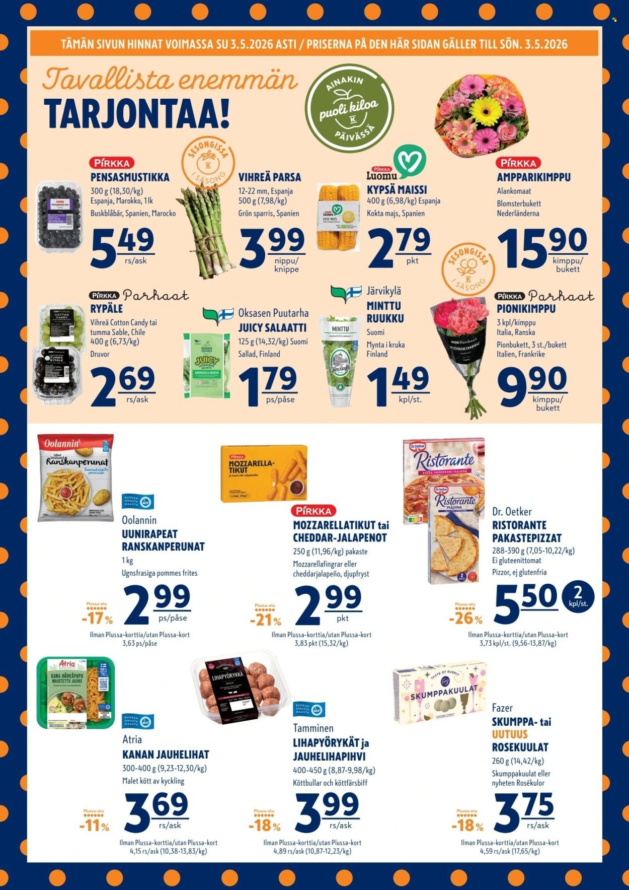 K-SUPERMARKET tarjoukset - Tavallista parempaan vappuun