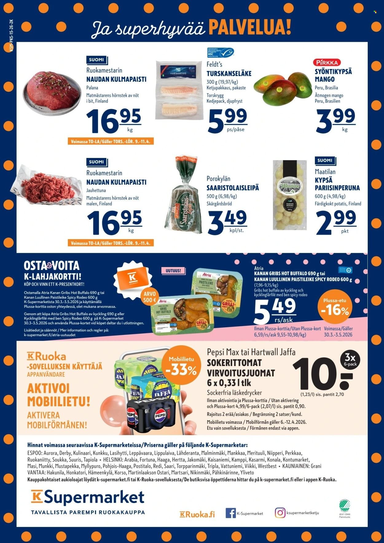 K-SUPERMARKET tarjoukset - Tavallista parempaa ja edullisesti