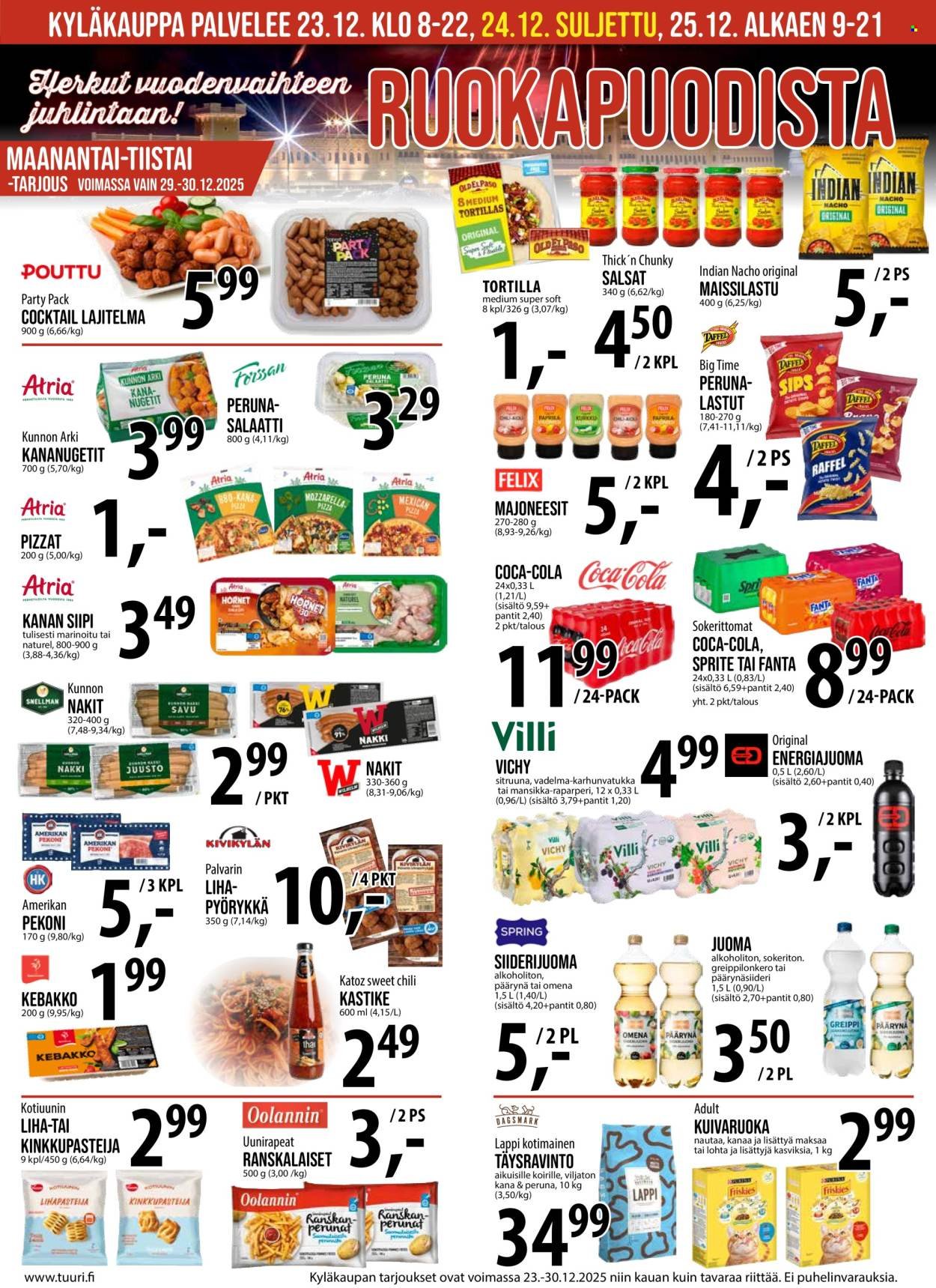 TUURI tarjoukset - Alkaen TI 23.12.2025