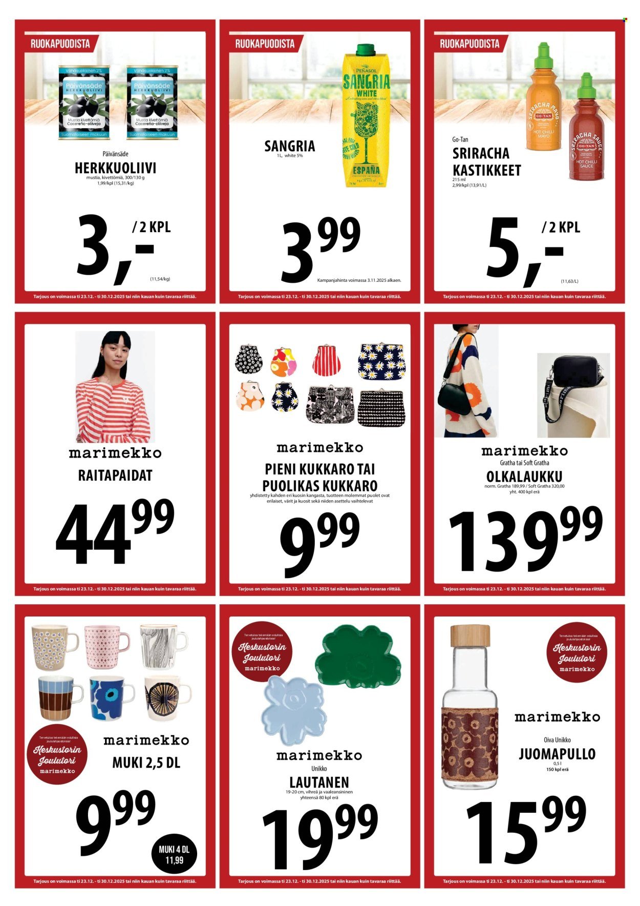 TUURI tarjoukset - Alkaen TI 23.12.2025