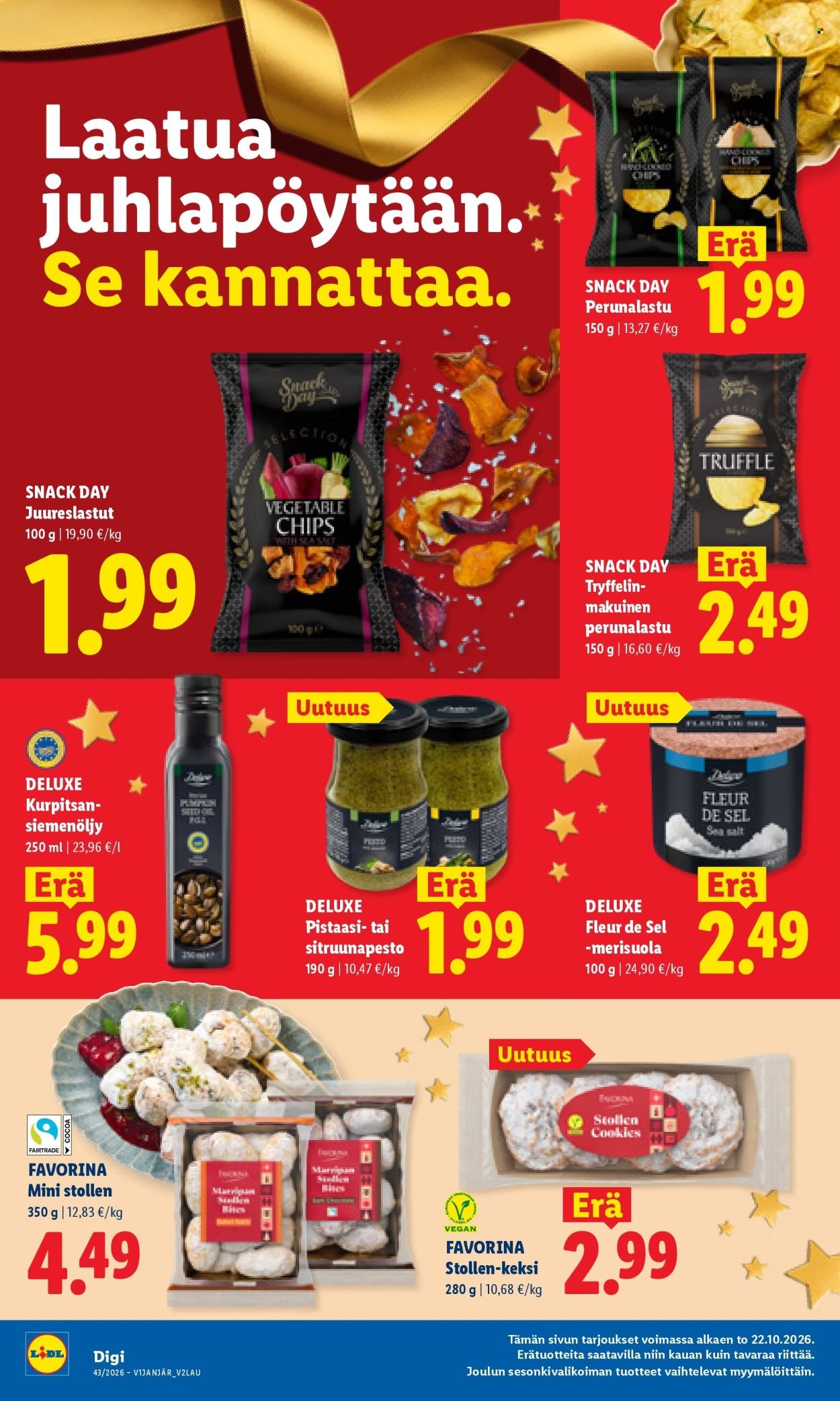 LIDL tarjoukset - Alkaen TO 22.10.2026