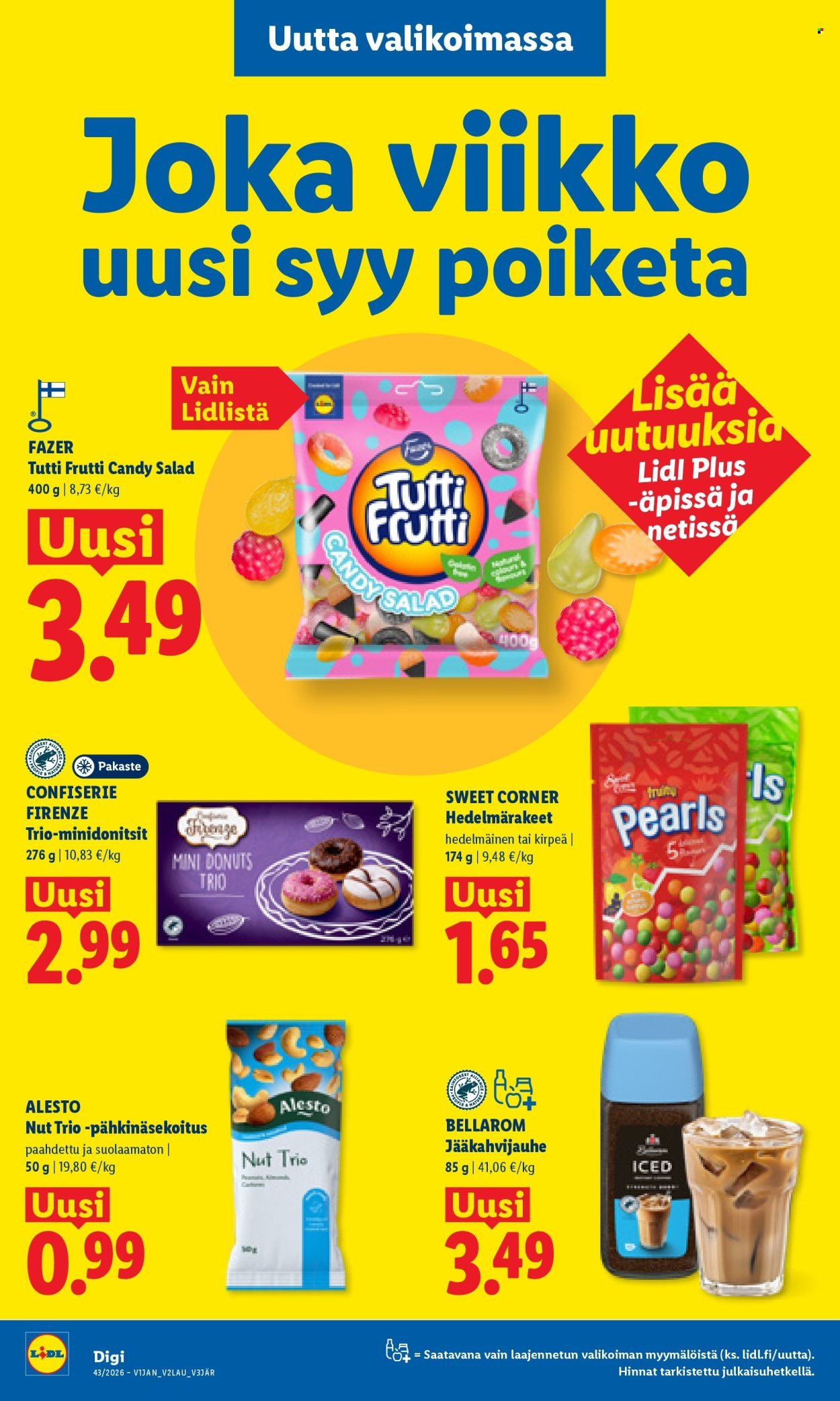 LIDL tarjoukset - Alkaen TO 22.10.2026
