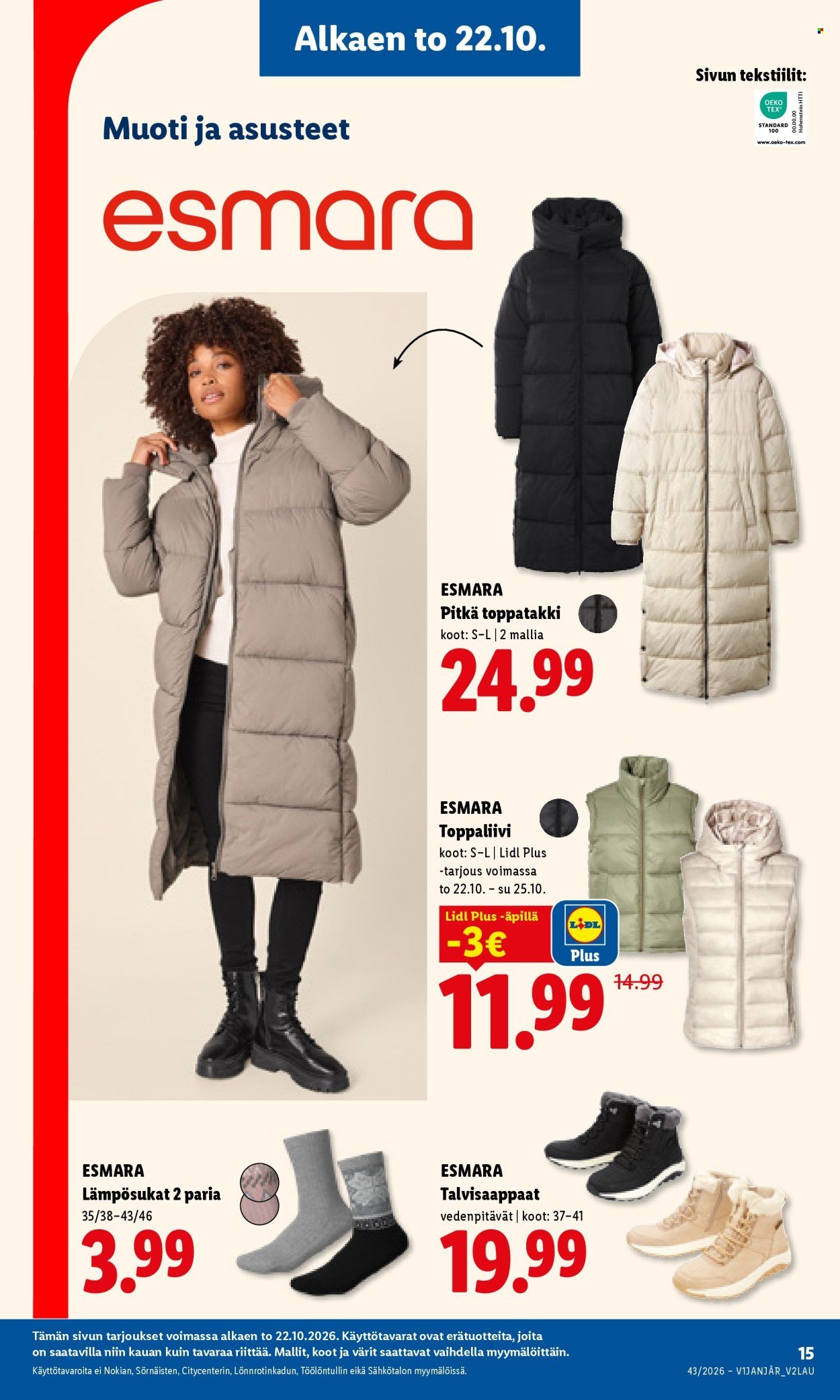 LIDL tarjoukset - Alkaen TO 22.10.2026