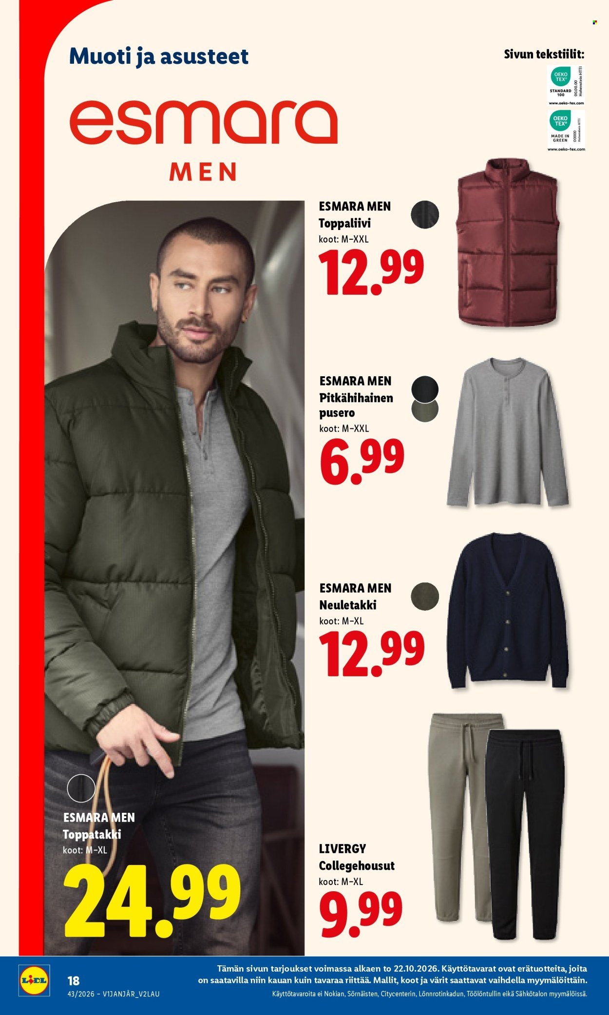 LIDL tarjoukset - Alkaen TO 22.10.2026