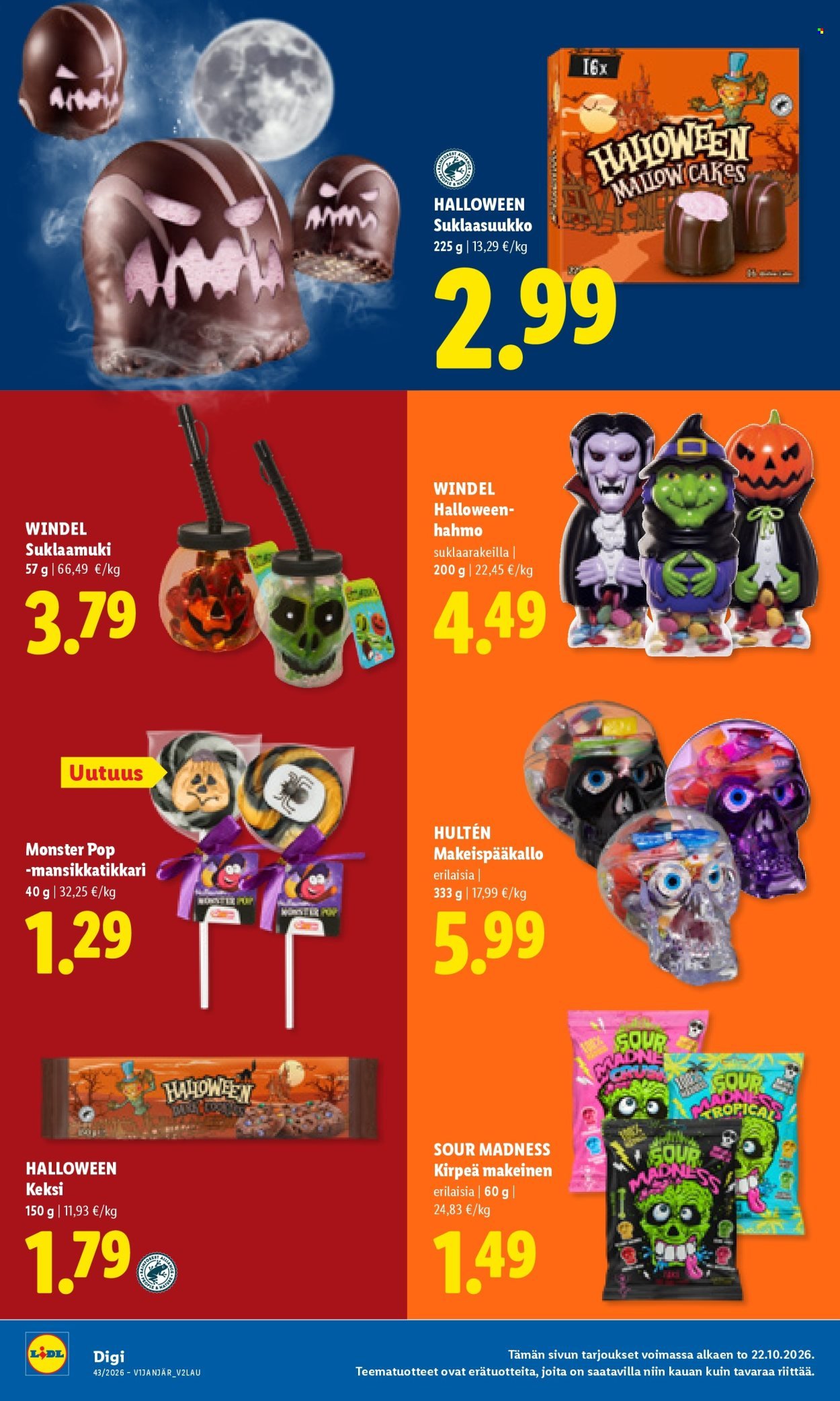 LIDL tarjoukset - Alkaen TO 22.10.2026