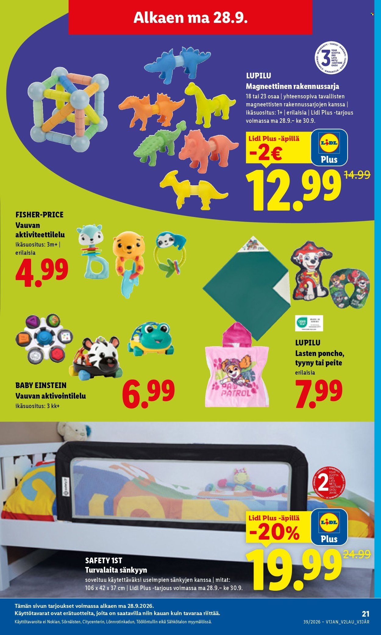 LIDL tarjoukset - Alkaen MA 28.9.2026