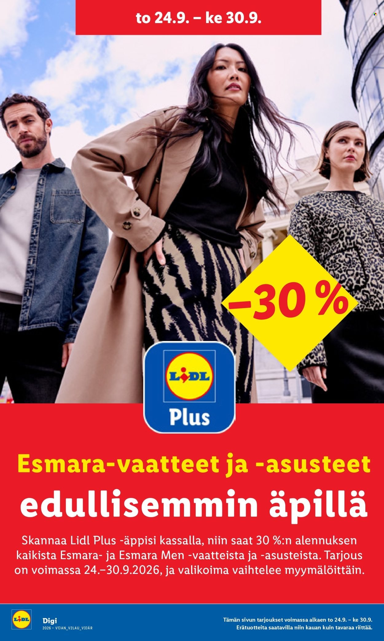 LIDL tarjoukset - Alkaen MA 28.9.2026
