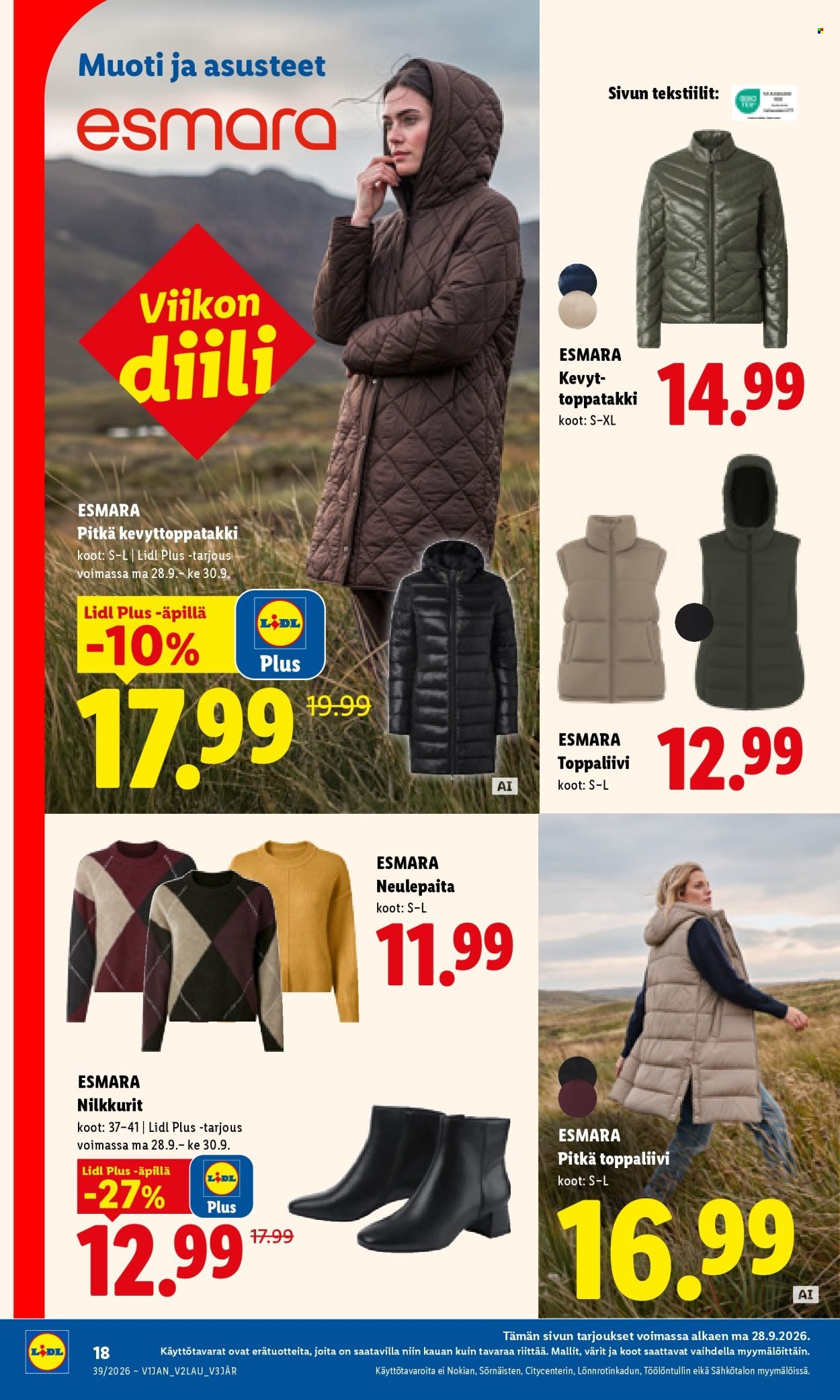 LIDL tarjoukset - Alkaen MA 28.9.2026
