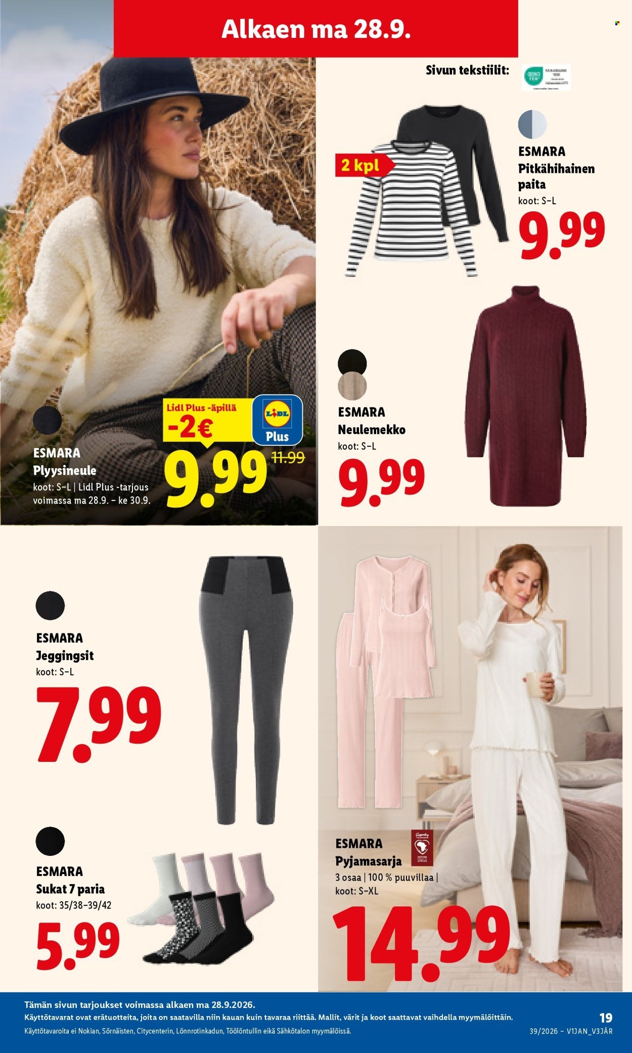 LIDL tarjoukset - Alkaen MA 28.9.2026