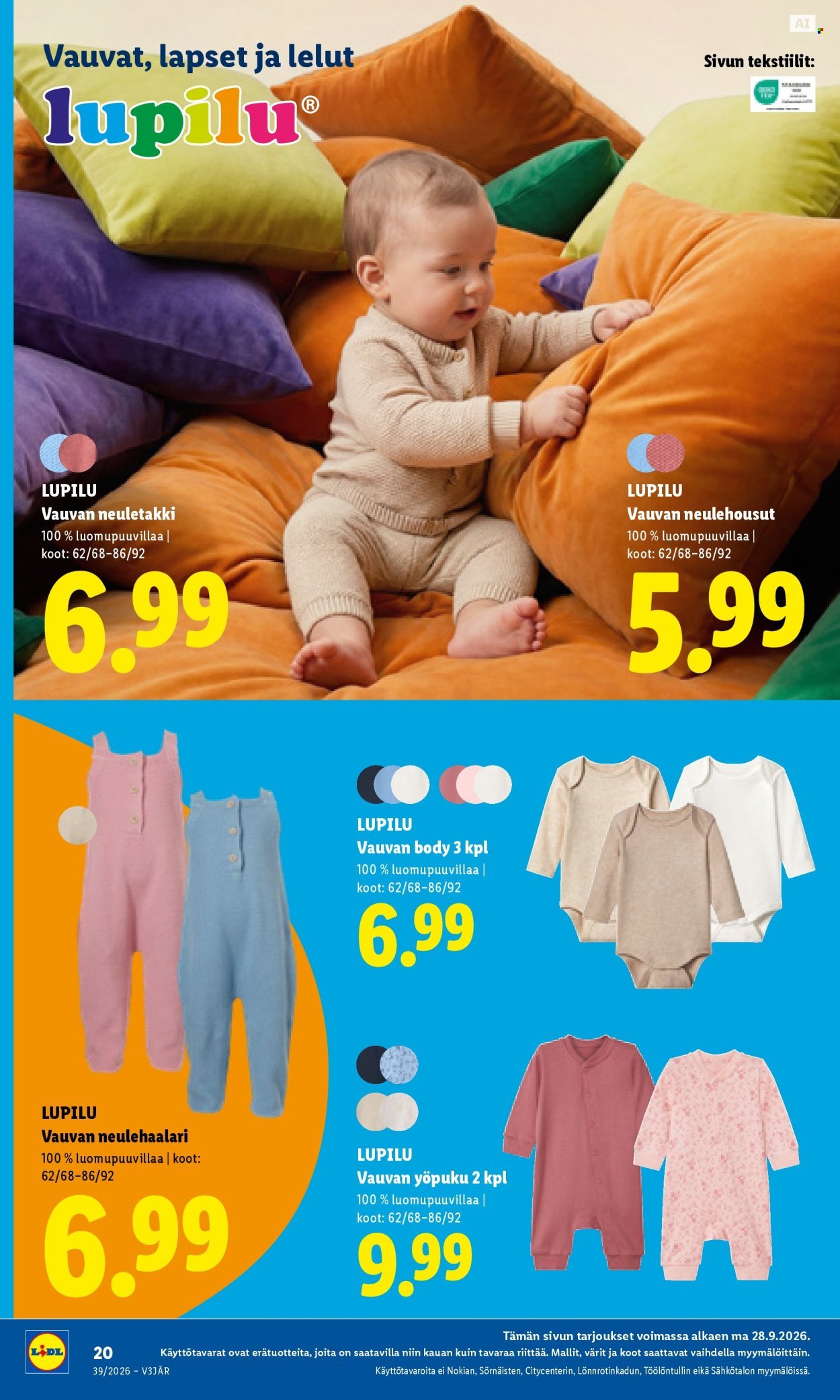 LIDL tarjoukset - Alkaen MA 28.9.2026