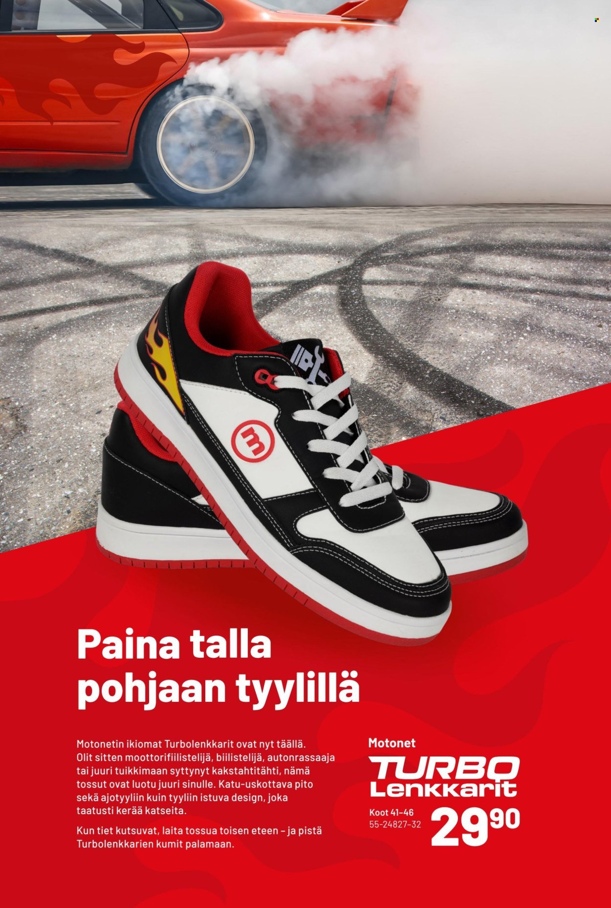 MOTONET tarjoukset - Turbolenkkarit ovat nyt täällä