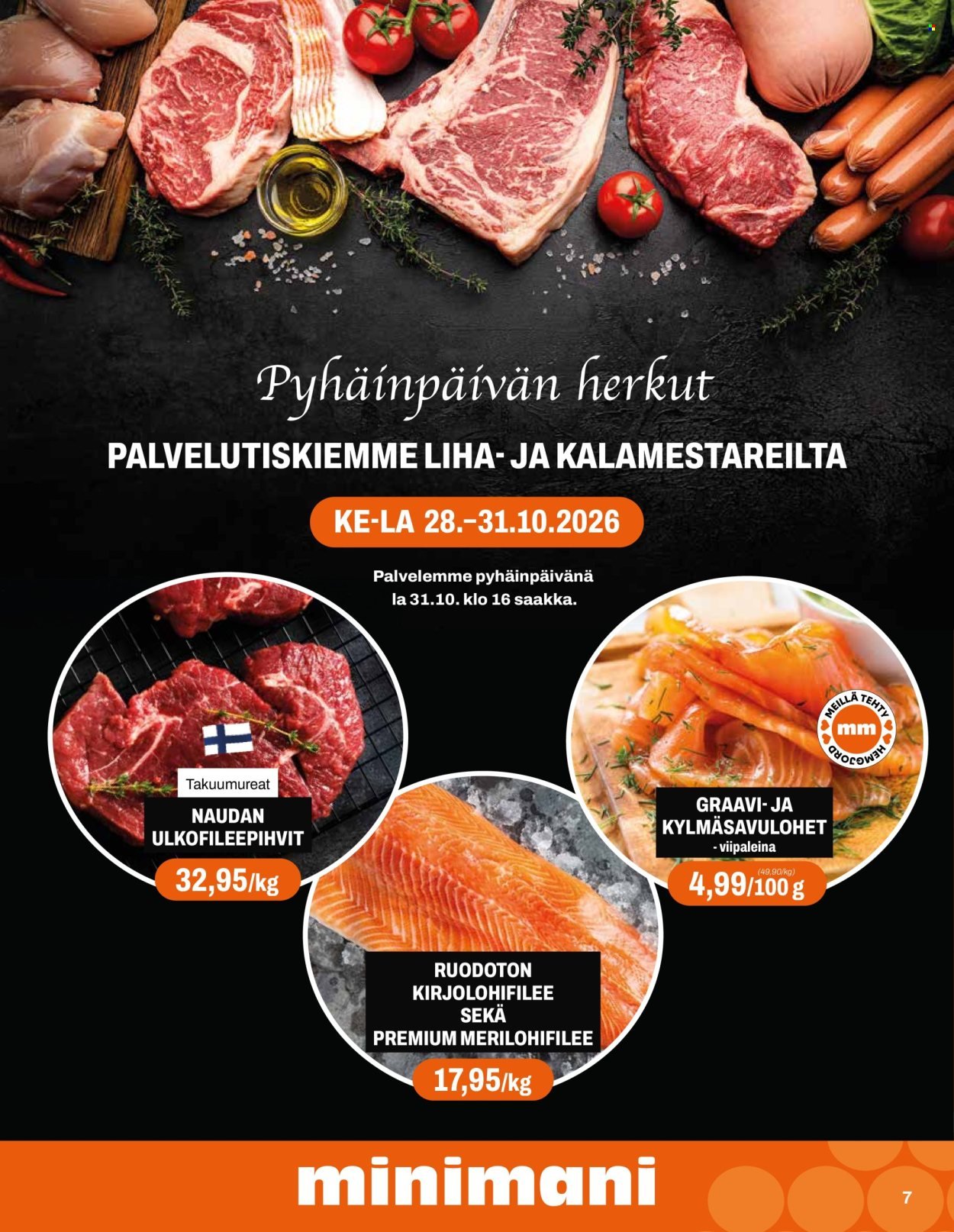 MINIMANI tarjoukset - Alkaen KE 28.10.2026