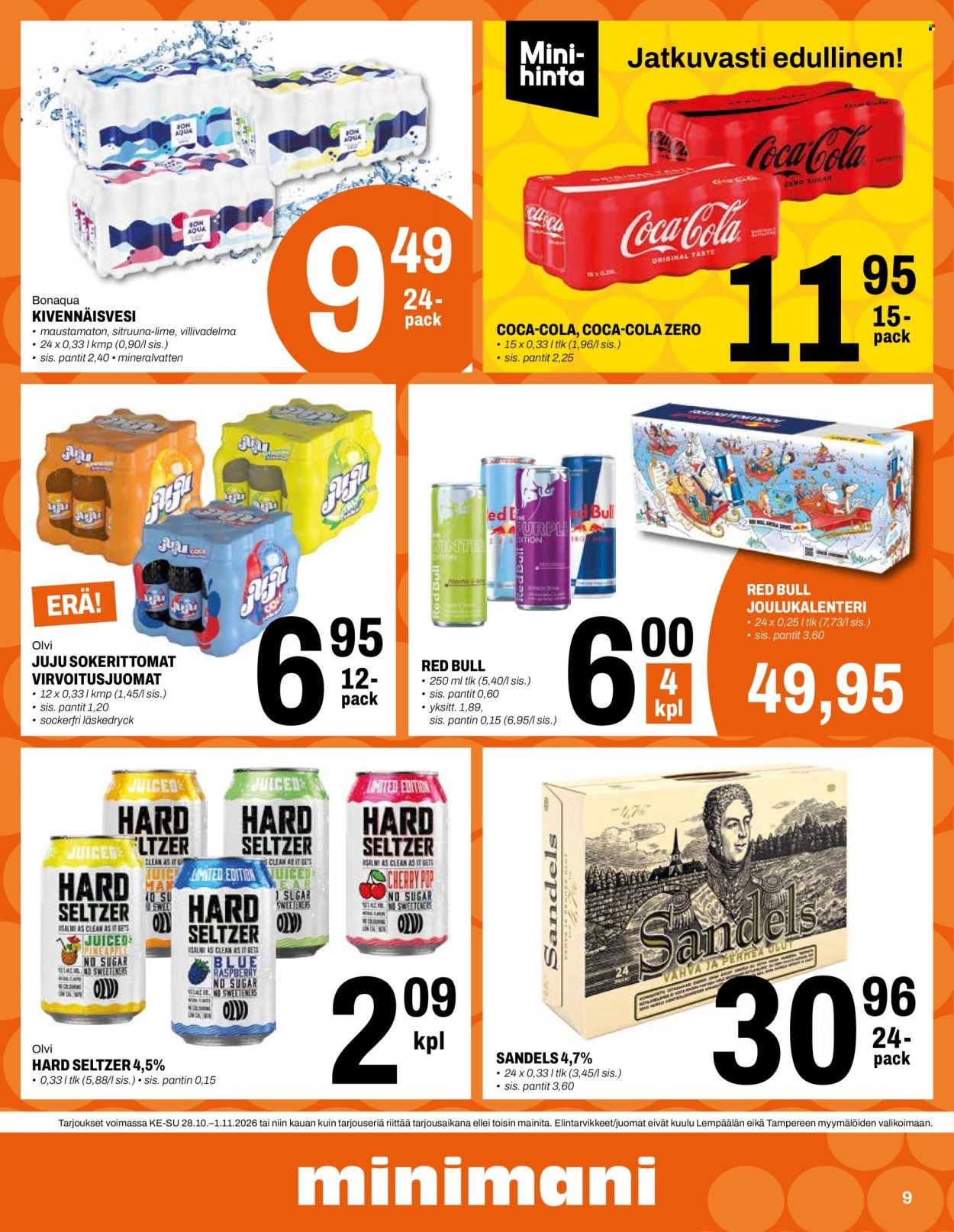 MINIMANI tarjoukset - Alkaen KE 28.10.2026