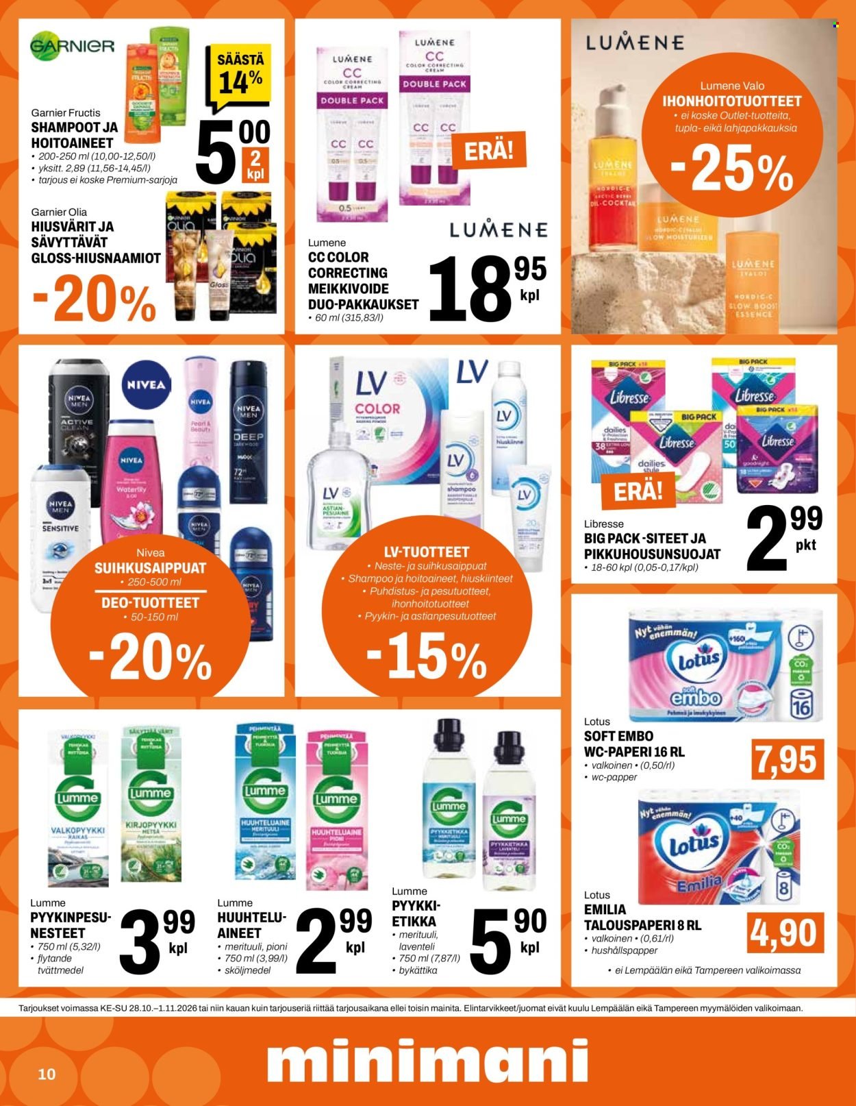 MINIMANI tarjoukset - Alkaen KE 28.10.2026