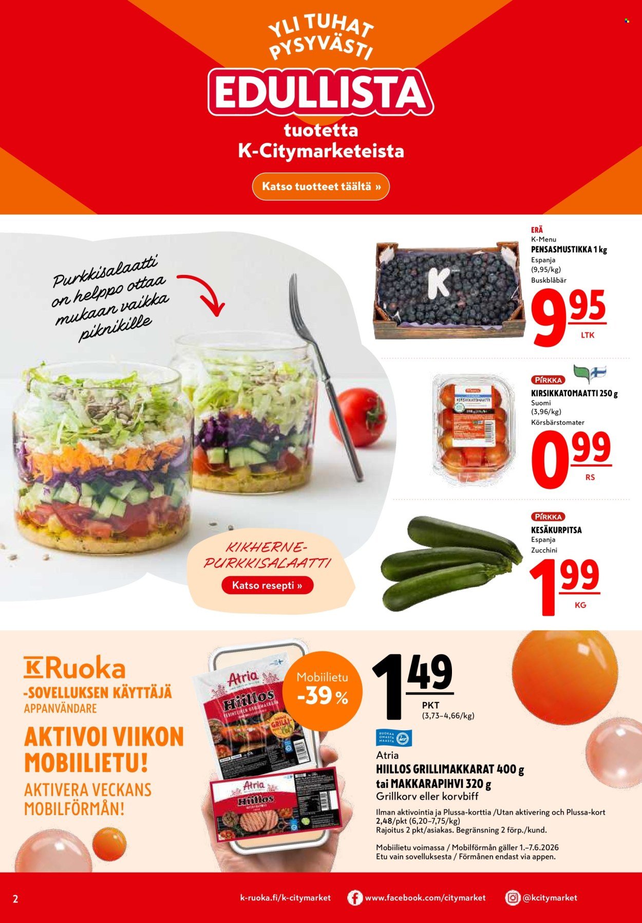 K-CITYMARKET tarjoukset - Alkaen TO 4.6.2026