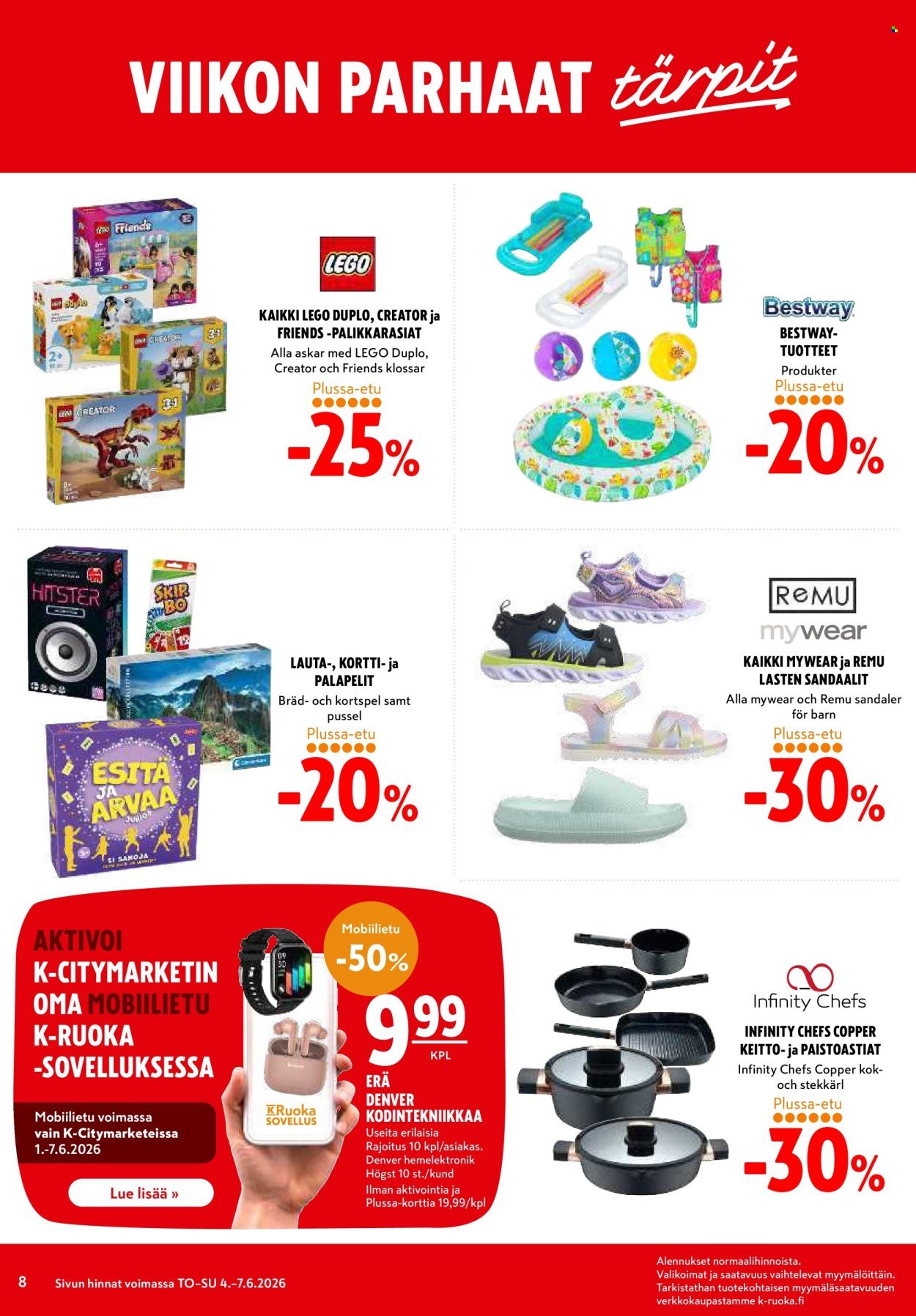 K-CITYMARKET tarjoukset - Alkaen TO 4.6.2026