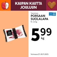 K-MARKET tarjoukset - Alkaen TO 27.11.2025