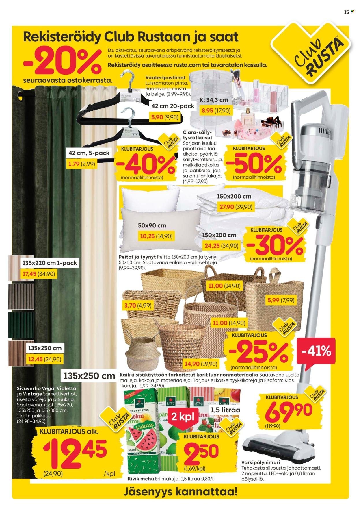 RUSTA tarjoukset - Alkaen MA 19.1.2026