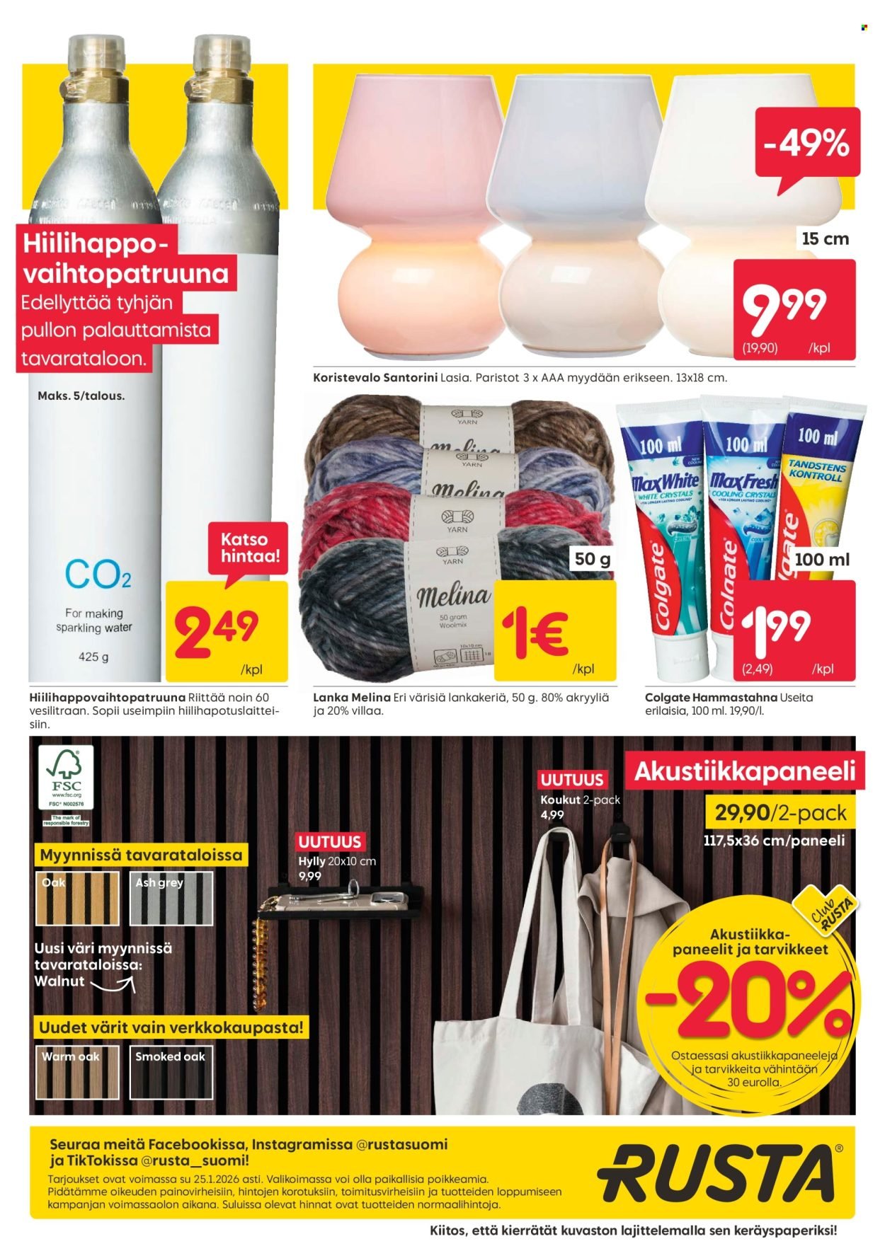 RUSTA tarjoukset - Alkaen MA 19.1.2026