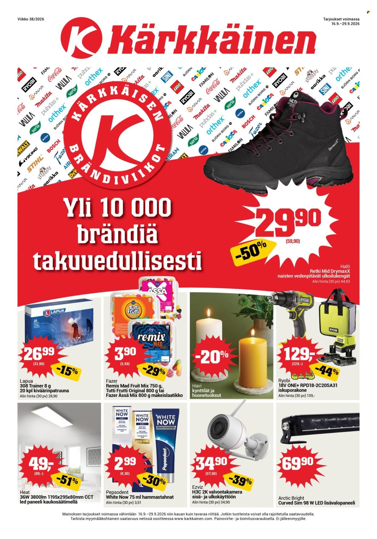 KÄRKKÄINEN tarjoukset - Viikko # 38 Syyskuu 2026