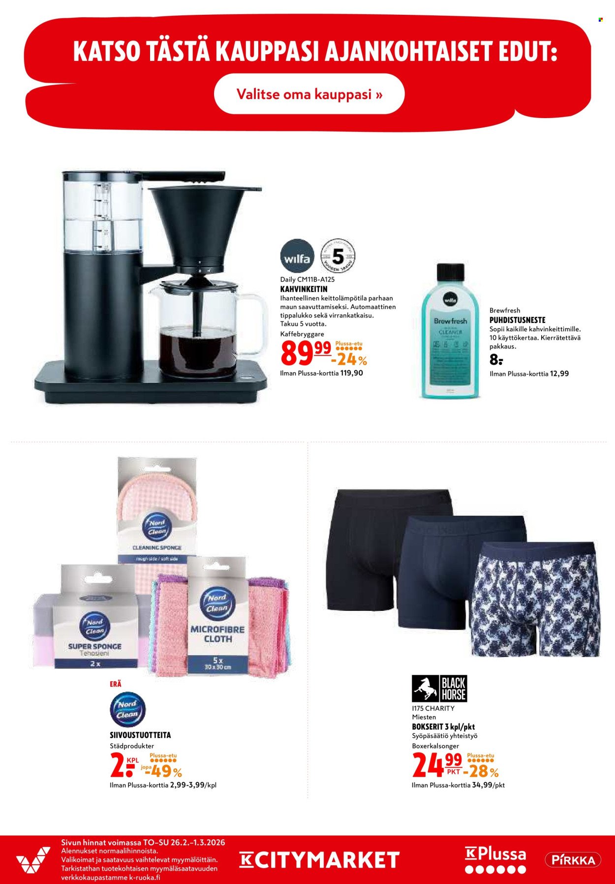 K-CITYMARKET tarjoukset - Alkaen TO 26.2.2026