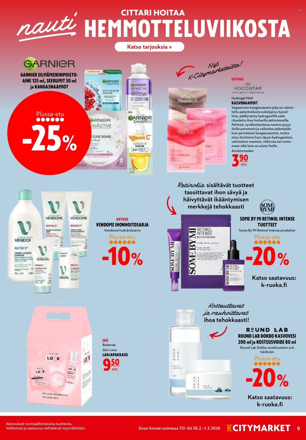 K-CITYMARKET tarjoukset - Alkaen TO 26.2.2026