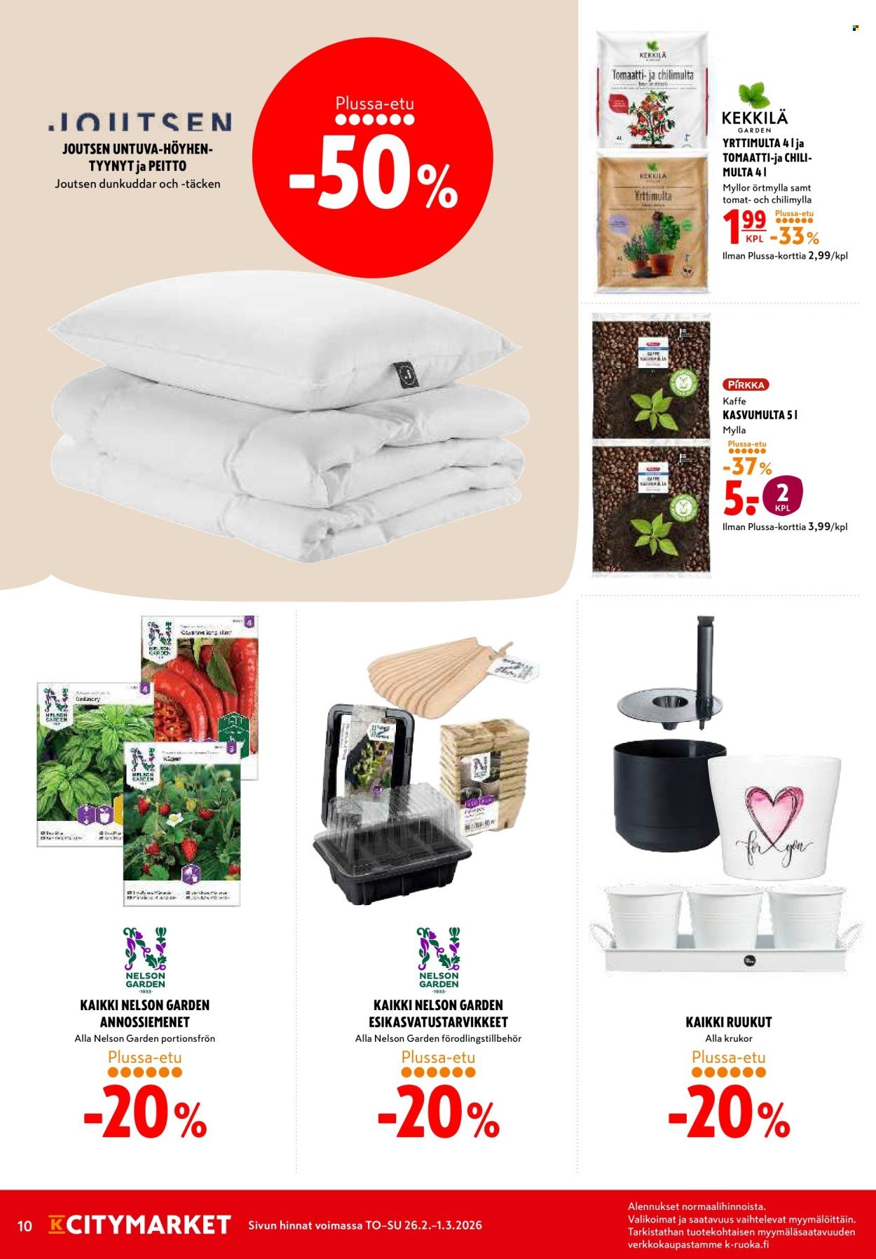 K-CITYMARKET tarjoukset - Alkaen TO 26.2.2026