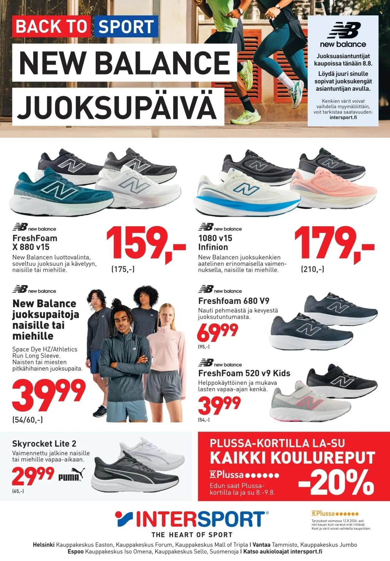 INTERSPORT tarjoukset - Back to sport