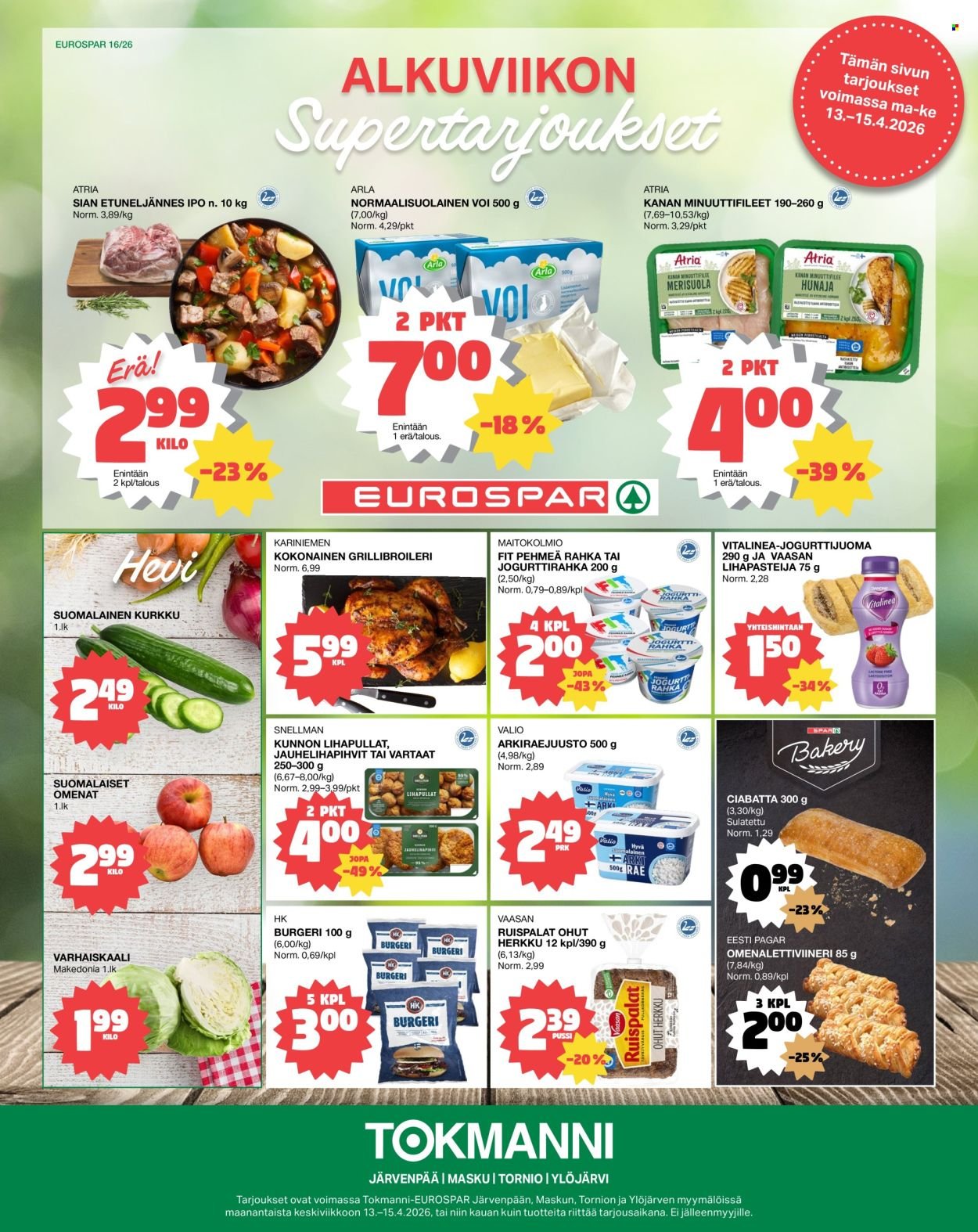 TOKMANNI tarjoukset - EUROSPAR