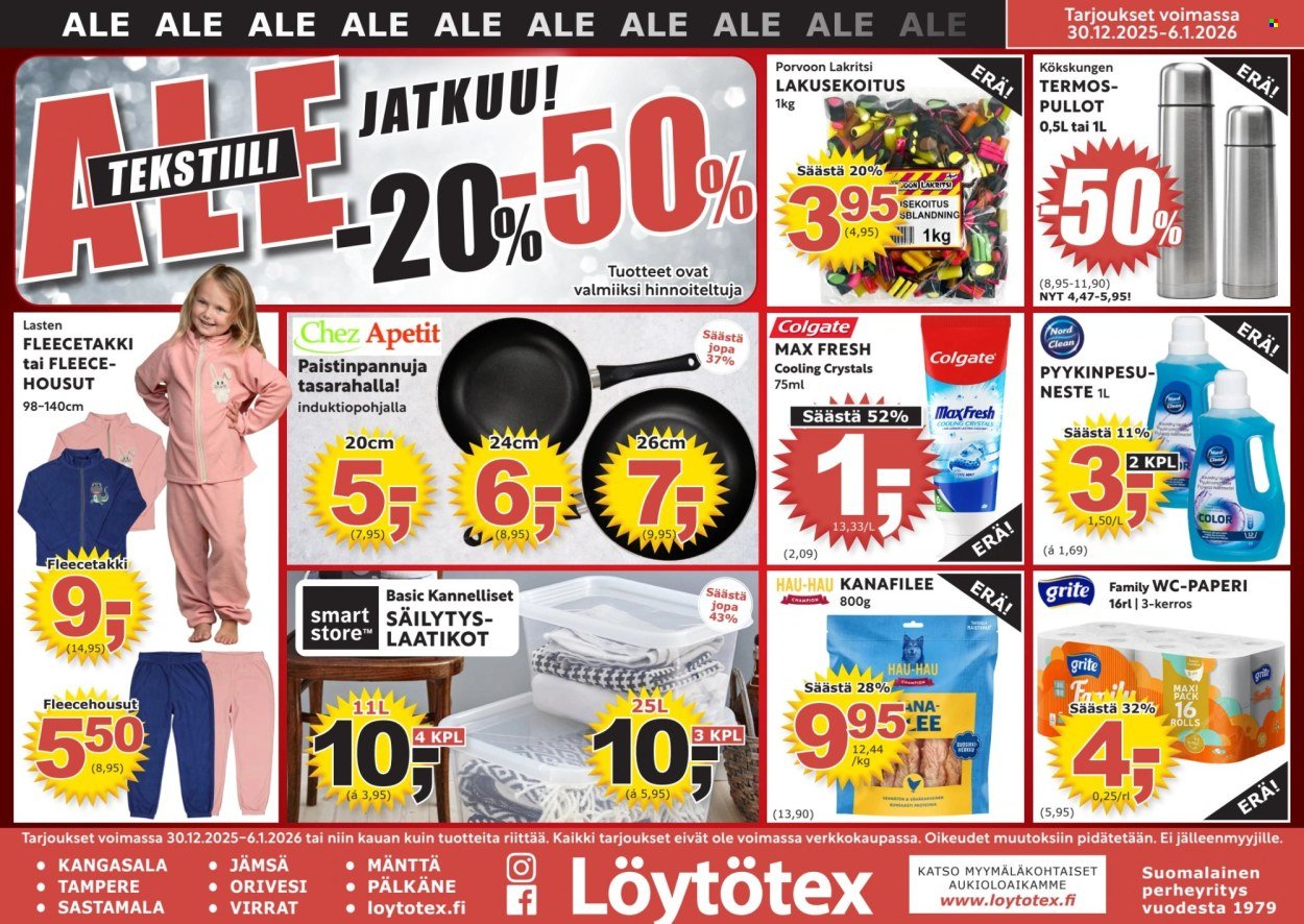 LÖYTÖTEX tarjoukset - Alkaen TI 30.12.2025