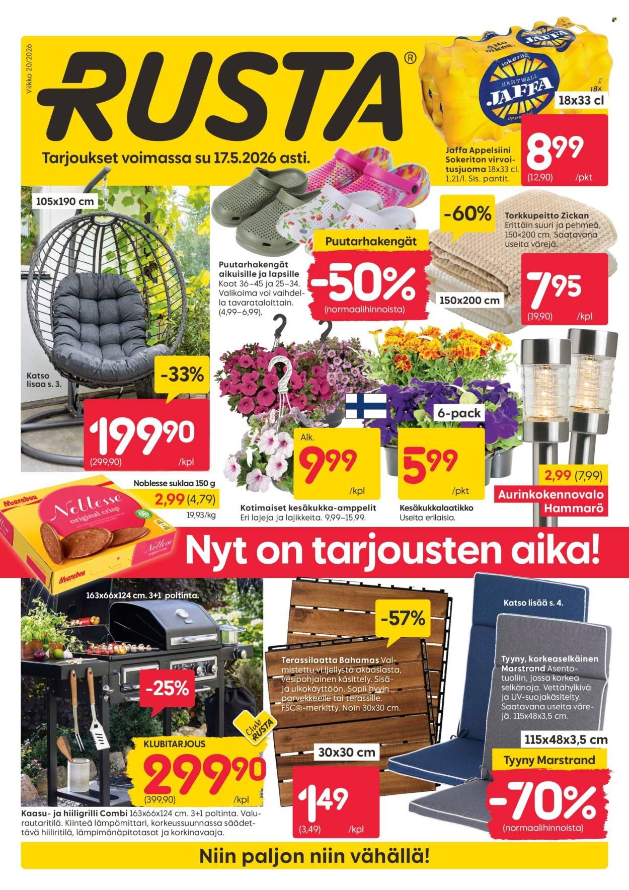 RUSTA tarjoukset - Alkaen MA 11.5.2026