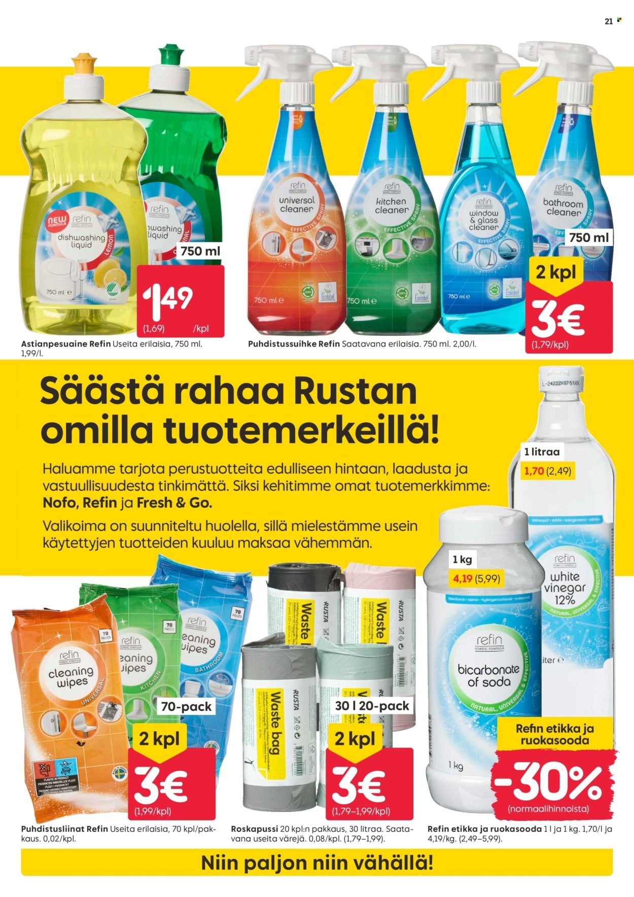 RUSTA tarjoukset - Alkaen MA 11.5.2026