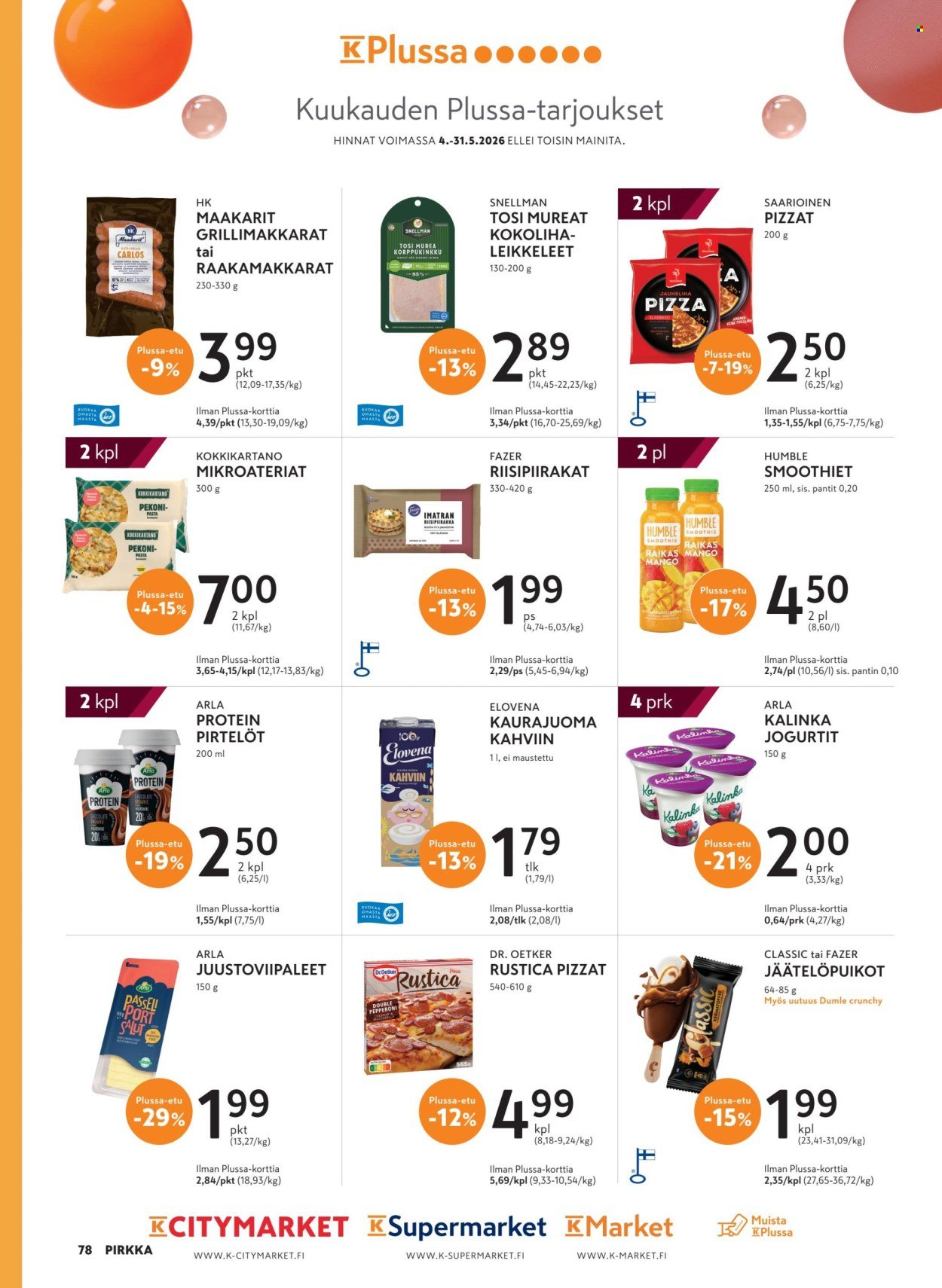 K-CITYMARKET tarjoukset - Pirkka