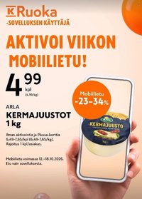 K-MARKET tarjoukset - Alkaen MA 12.10.2026