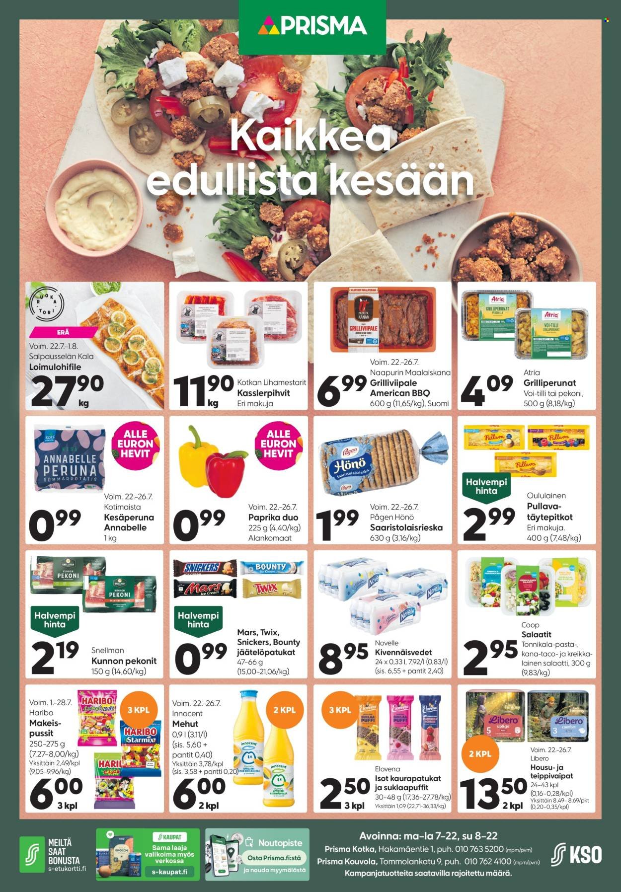 PRISMA tarjoukset - Alkaen KE 22.7.2026