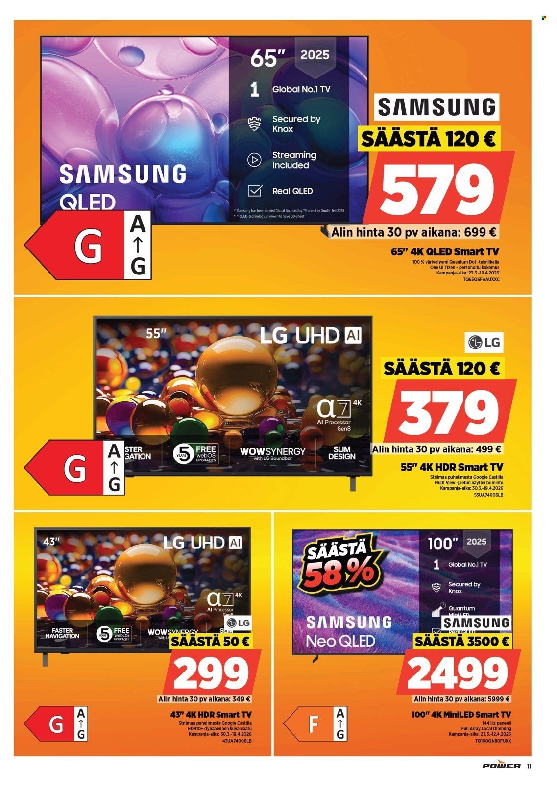 POWER tarjoukset - Huhtikuu 2026