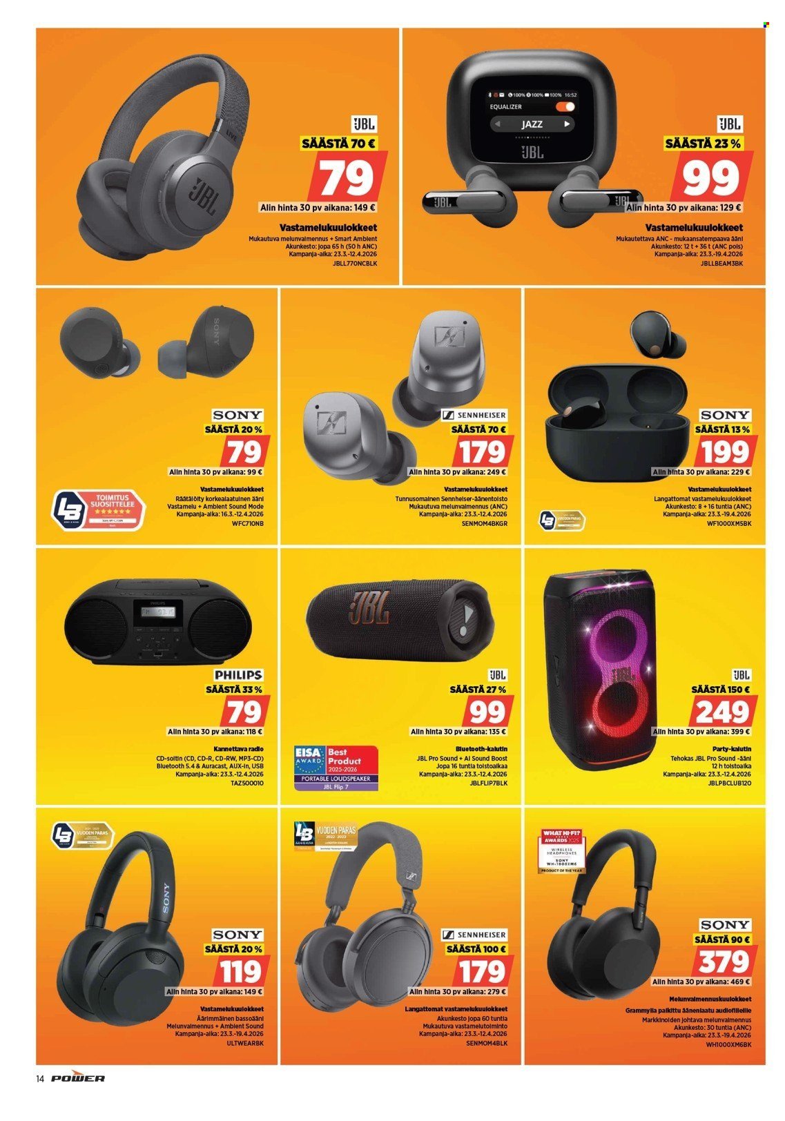 POWER tarjoukset - Huhtikuu 2026