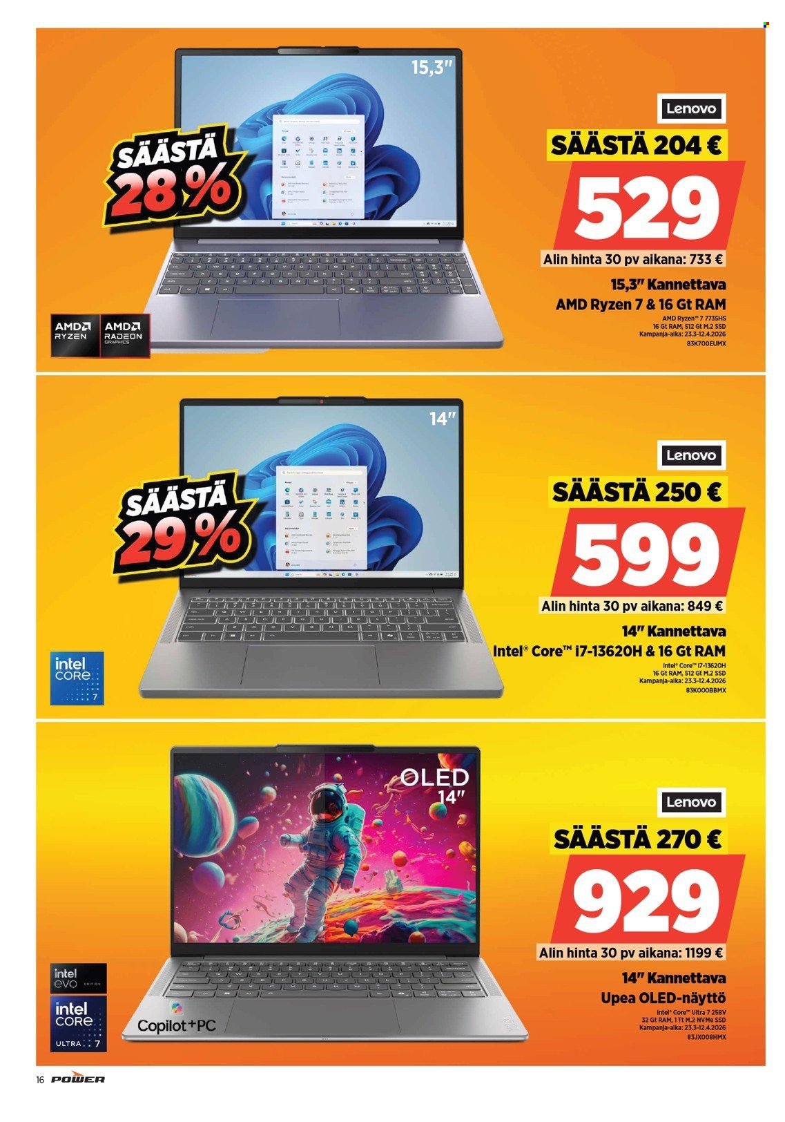POWER tarjoukset - Huhtikuu 2026