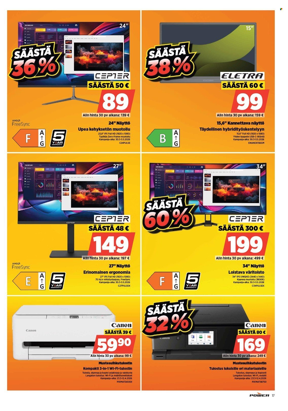 POWER tarjoukset - Huhtikuu 2026