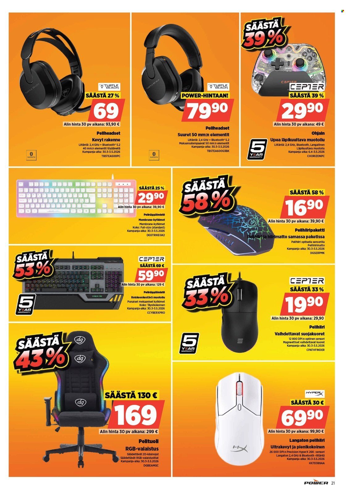 POWER tarjoukset - Huhtikuu 2026