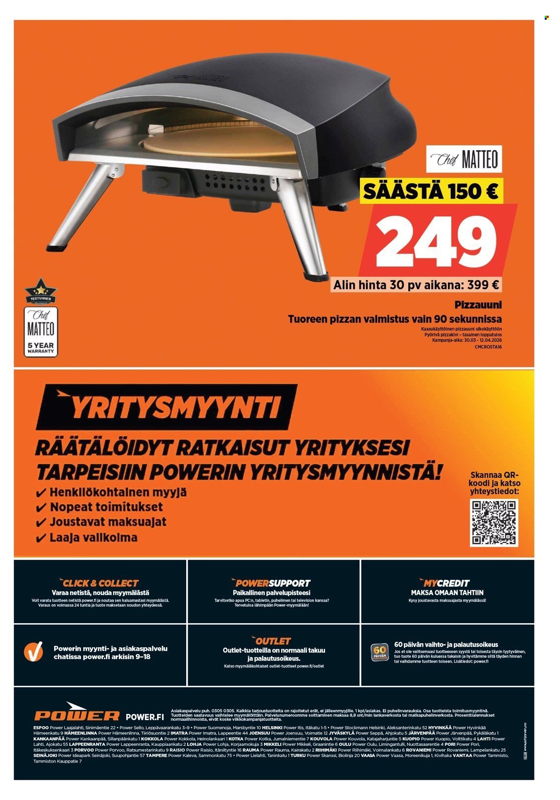 POWER tarjoukset - Huhtikuu 2026