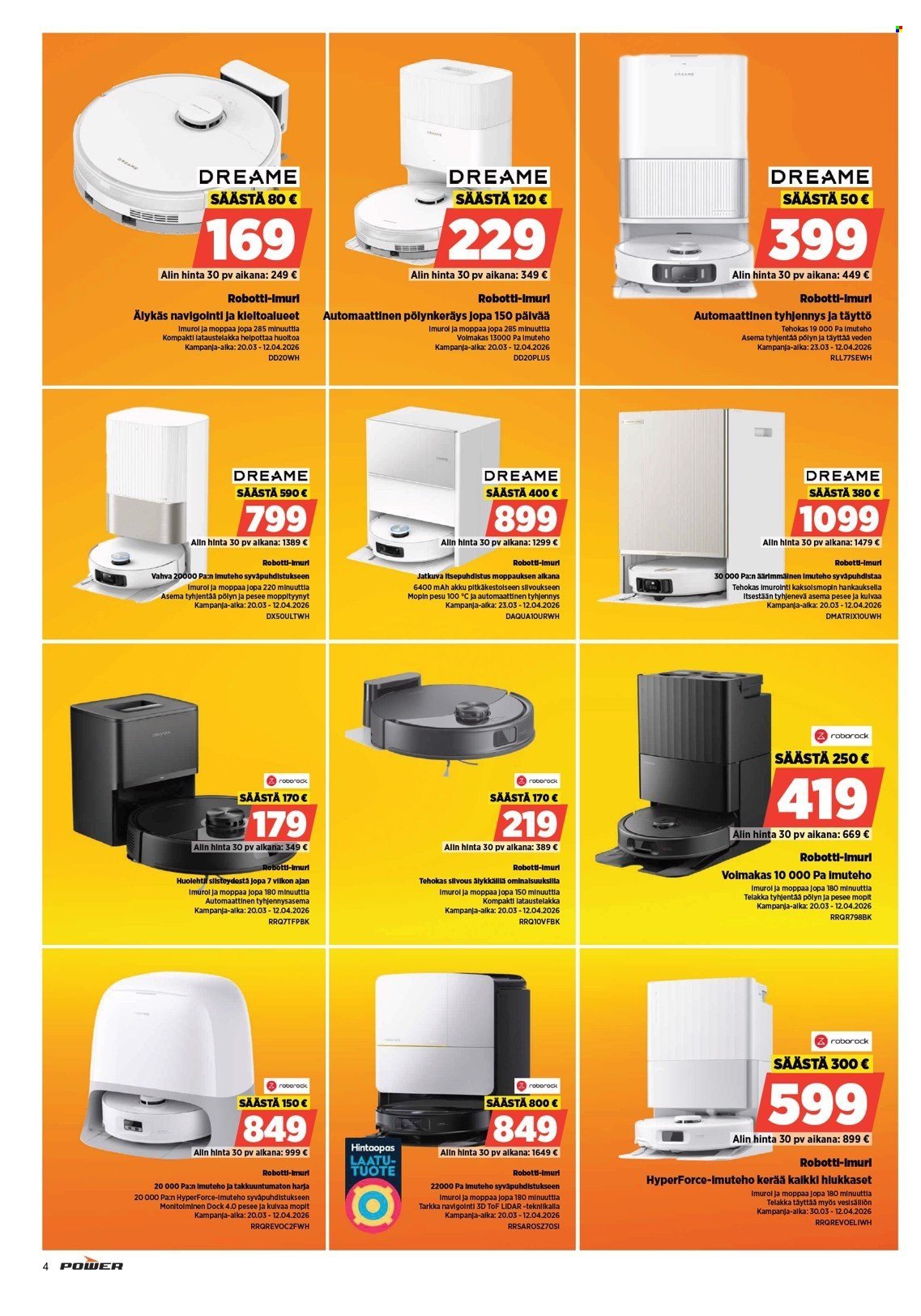 POWER tarjoukset - Huhtikuu 2026